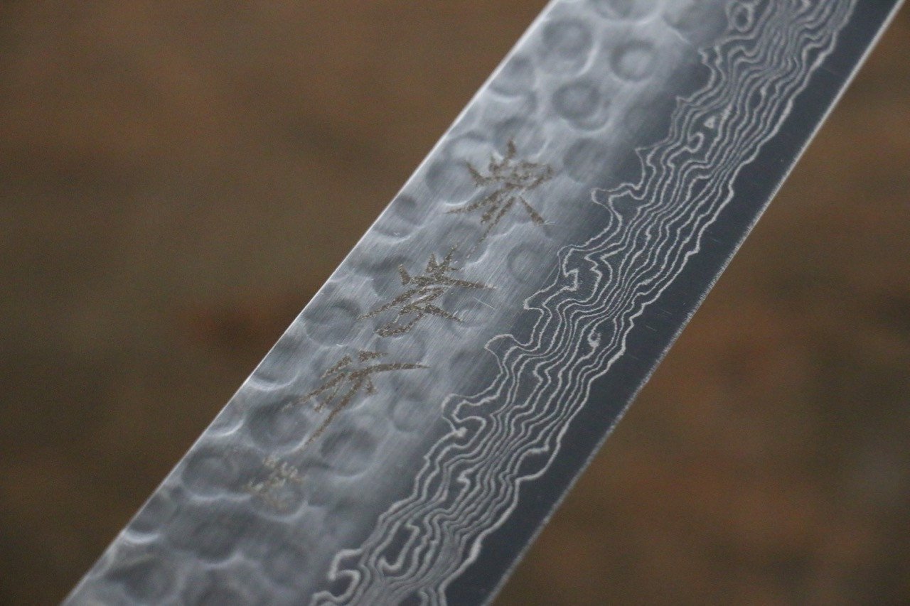 Sakai Takayuki AUS10 45 Layer Damascus Sujihiki 240mm Shitan Handle - Japanny - Best Japanese Knife