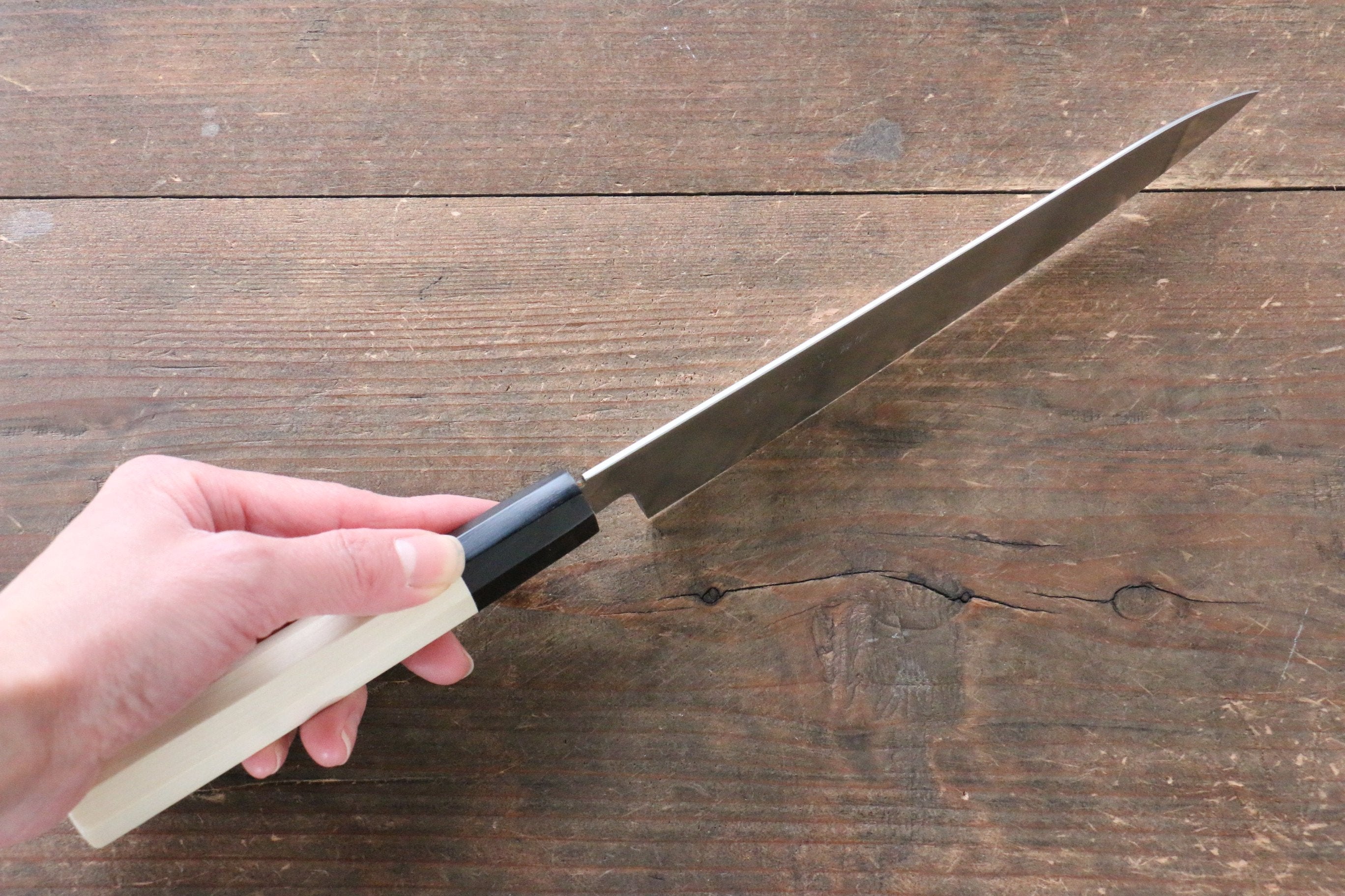 Sakai Takayuki Grand Chef Grand Chef Swedish Steel-stn Petty-Utility 180mm Magnolia Handle - Japanny - Best Japanese Knife