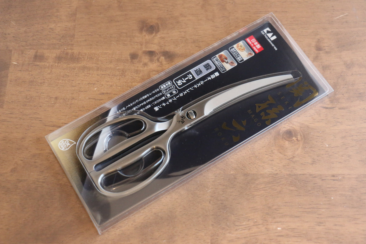 Curved Kitchen Scissors Magoroku of Seki” - Shokunin Store