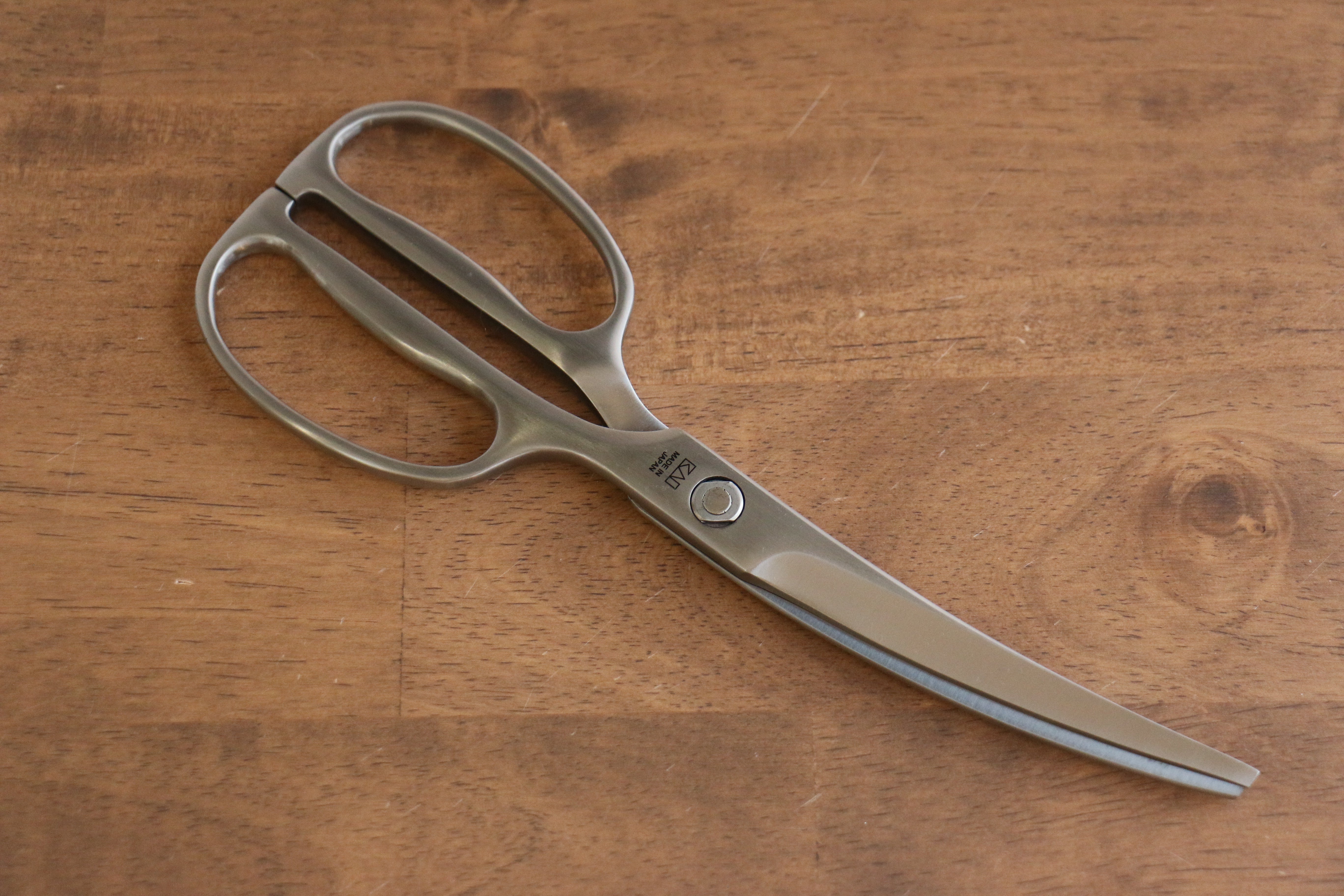 SEKI MAGOROKU Stainless Steel Curved blade Kitchen Scissors - Japanny - Best Japanese Knife