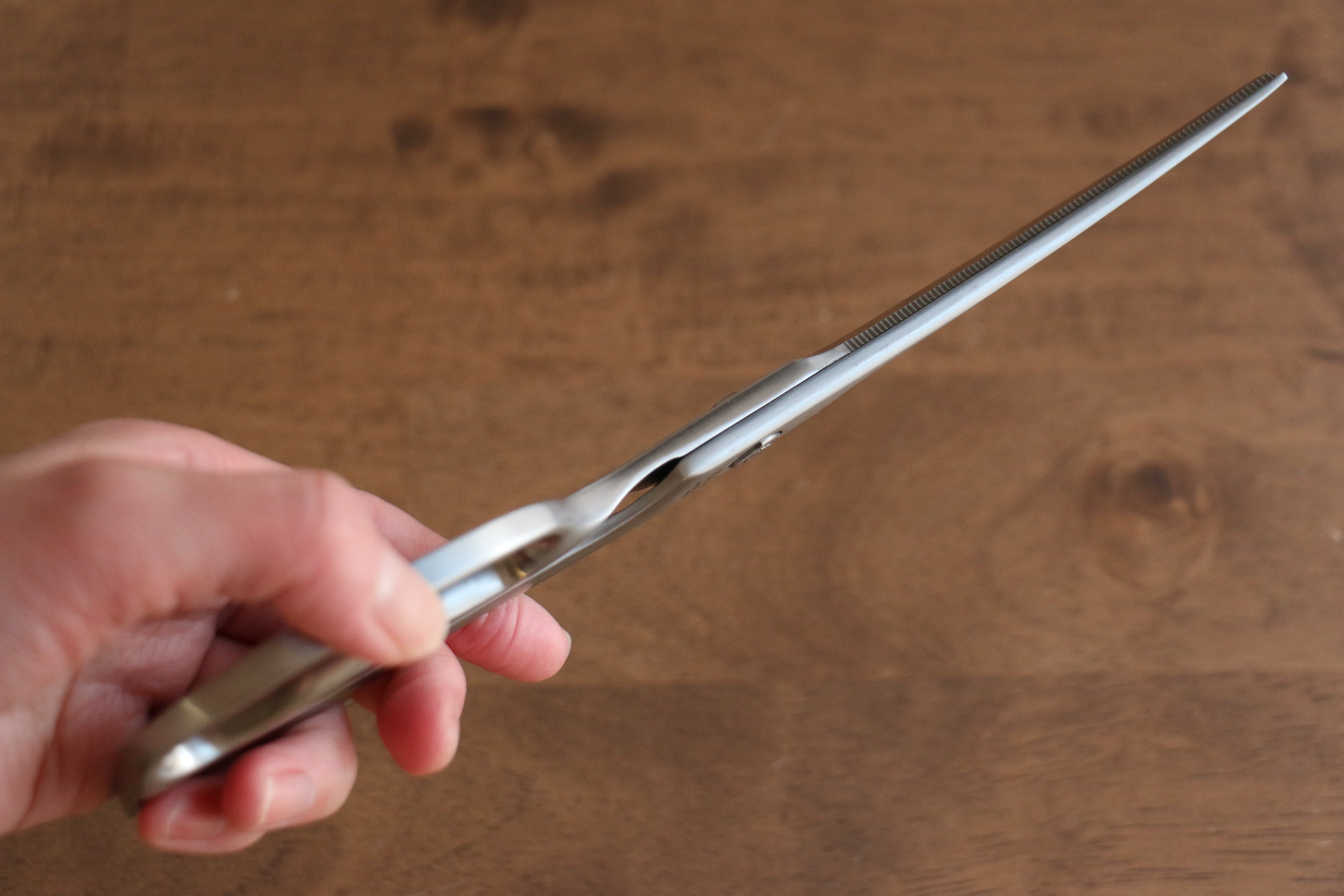 SEKI MAGOROKU Stainless Steel Curved blade Kitchen Scissors - Japanny - Best Japanese Knife