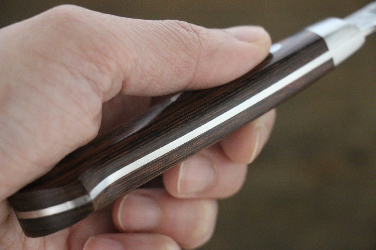 Sakai Takayuki VG10 17 Layer Damascus Petty-Utility 80mm - Japanny - Best Japanese Knife