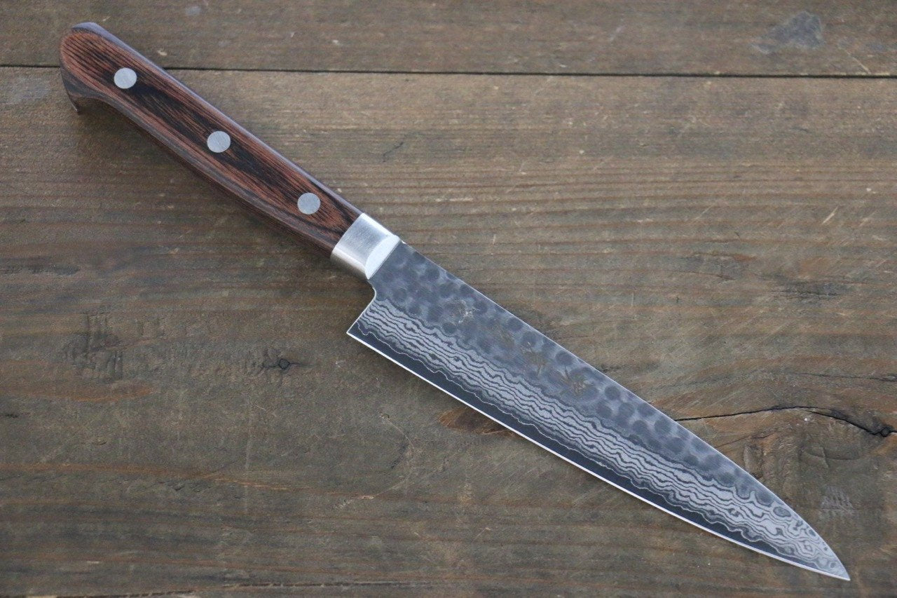 Sakai Takayuki VG10 17 Layer Damascus Petty-Utility 135mm (Super Deal) - Japanny - Best Japanese Knife