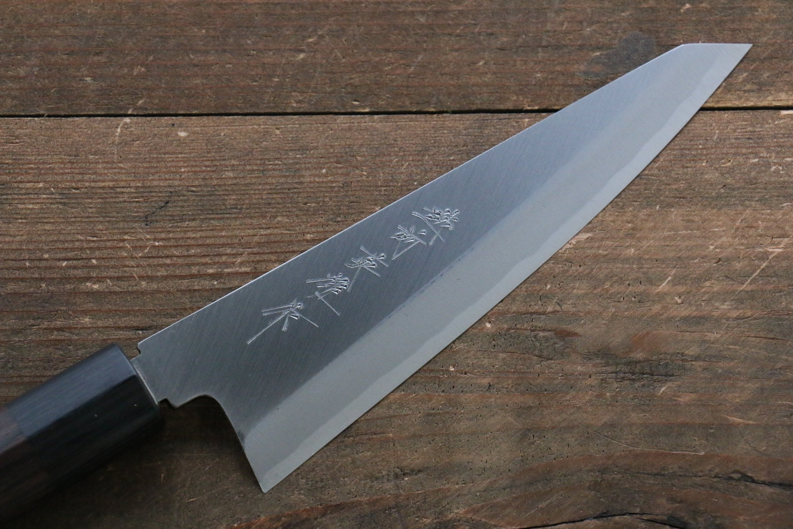 Hideo Kitaoka Blue Steel No.2 Honesuki Boning 150mm Shitan Handle - Japanny - Best Japanese Knife