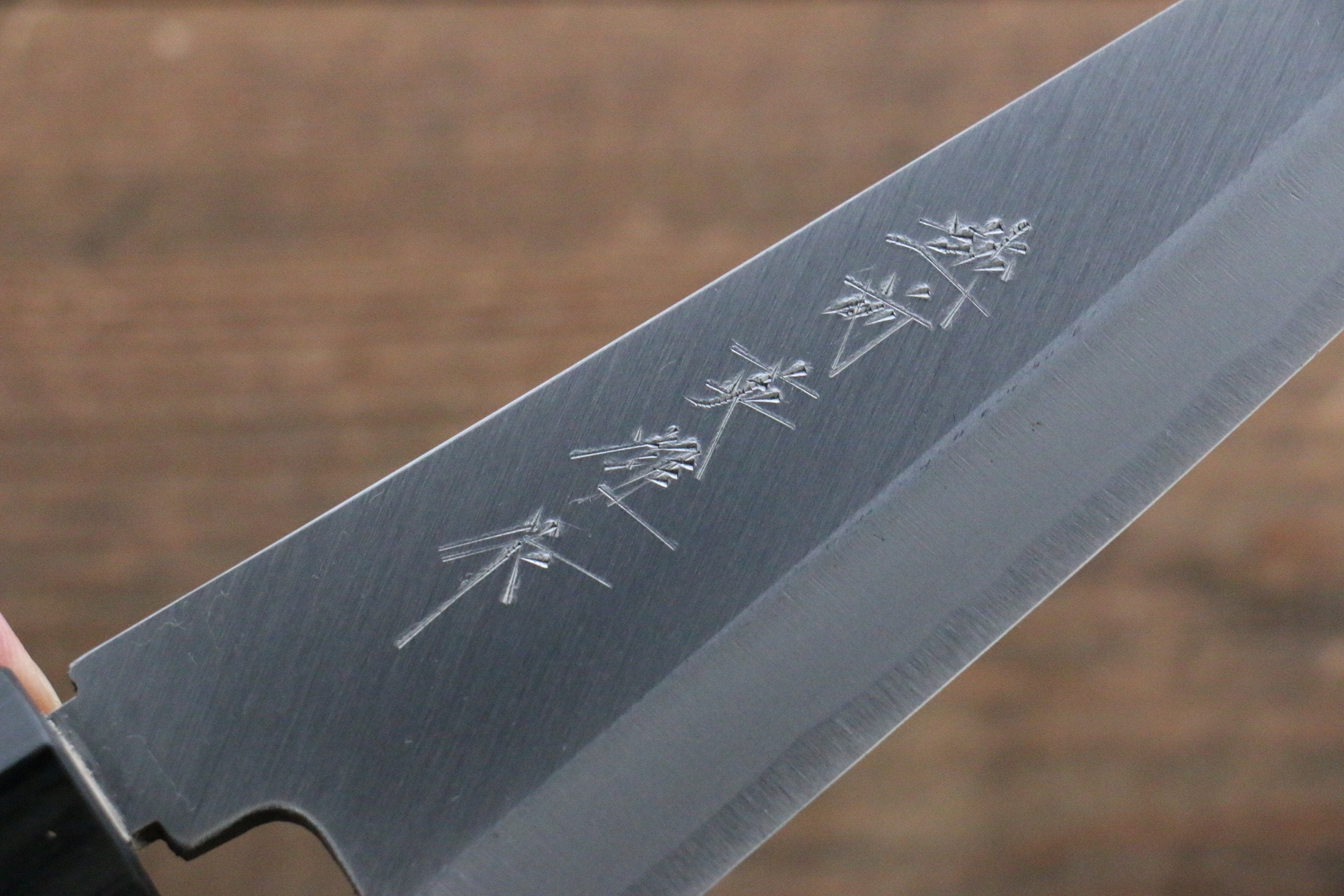 Hideo Kitaoka Blue Steel No.2 Honesuki Boning 150mm Shitan Handle - Japanny - Best Japanese Knife