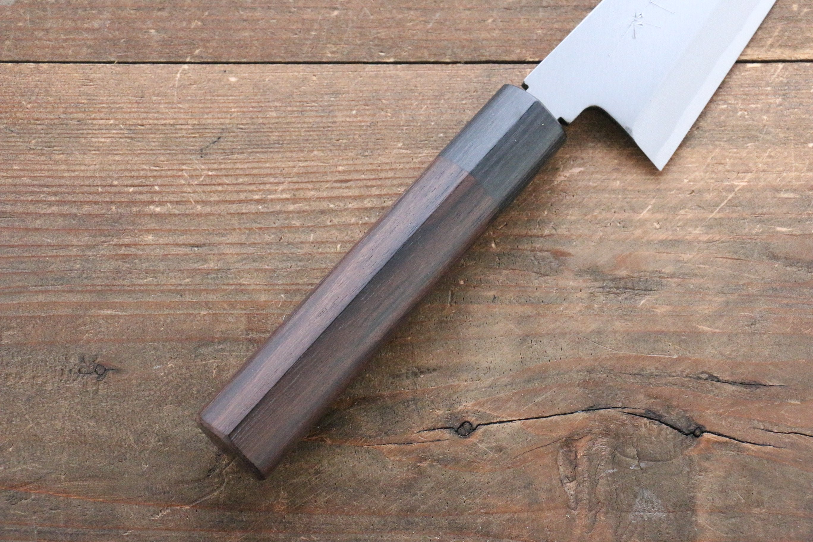 Hideo Kitaoka Blue Steel No.2 Honesuki Boning 150mm Shitan Handle - Japanny - Best Japanese Knife