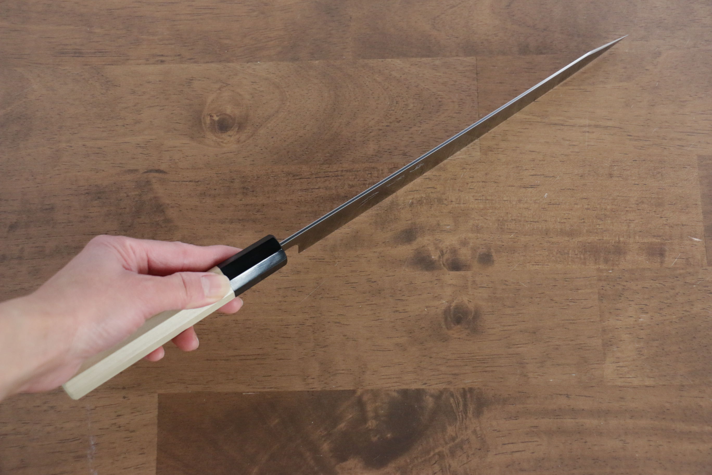 Jikko SG2 Kiritsuke Sujihiki 230mm Magnolia Handle - Japanny - Best Japanese Knife