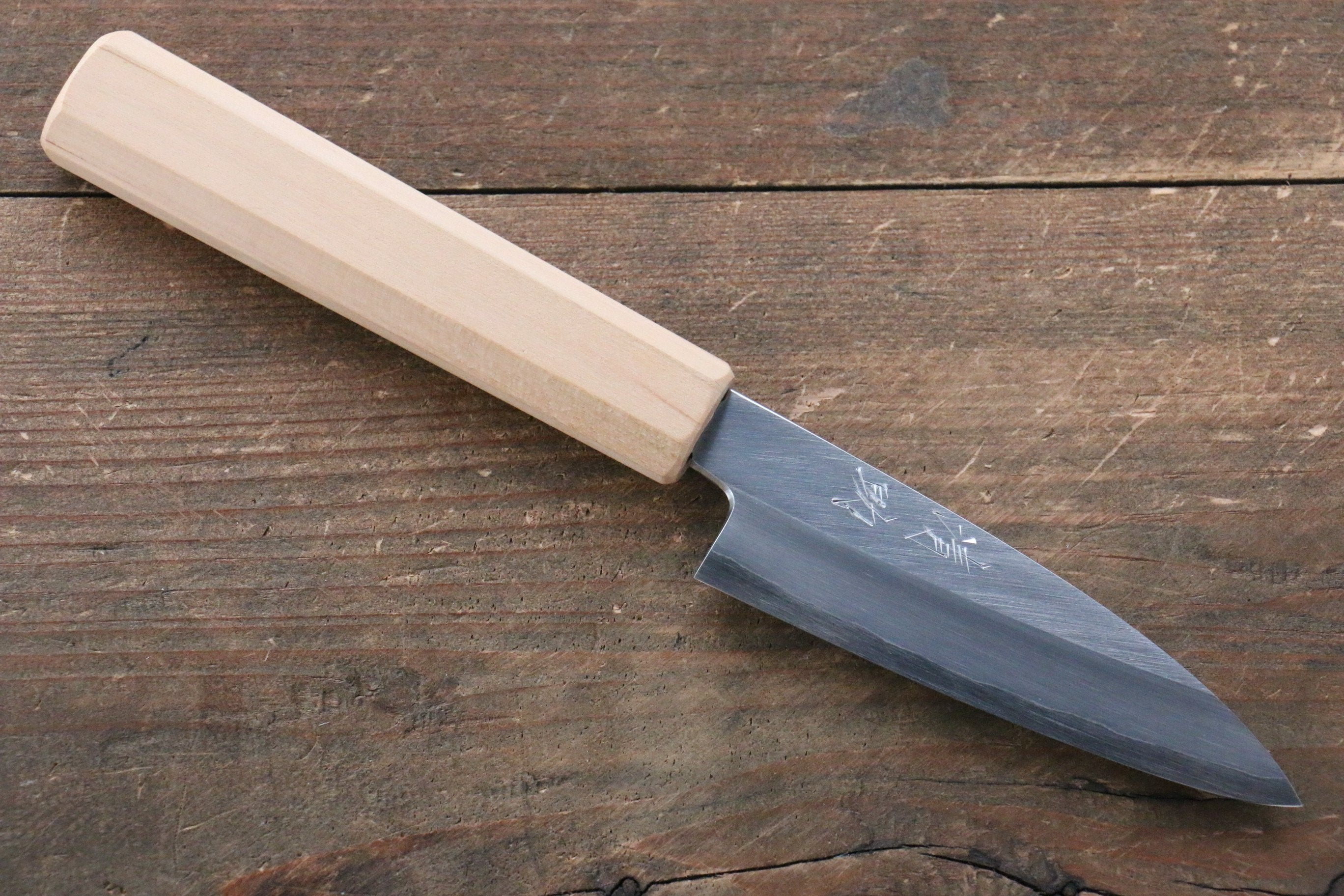 Seisuke Silver Steel No.3 Paring 85mm Cherry Tree Handle - Japanny - Best Japanese Knife