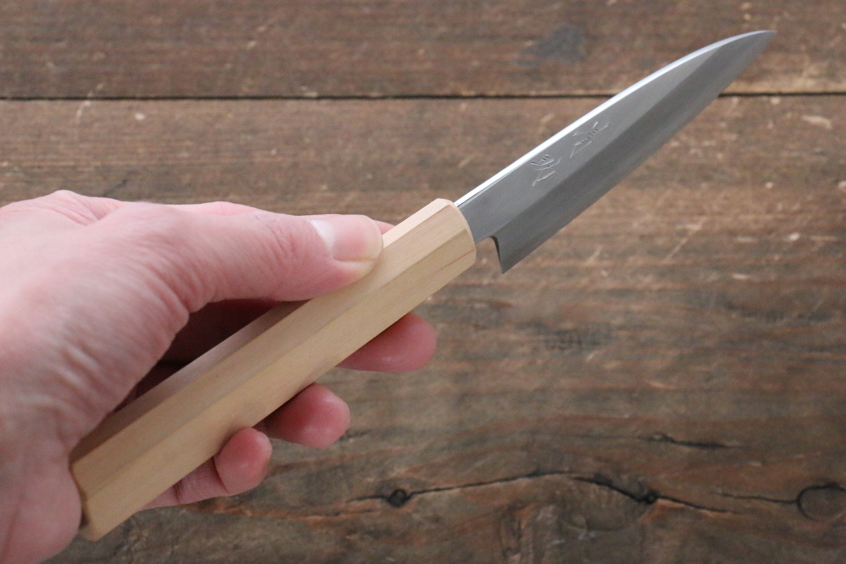 Seisuke Silver Steel No.3 Paring 85mm Cherry Tree Handle - Japanny - Best Japanese Knife