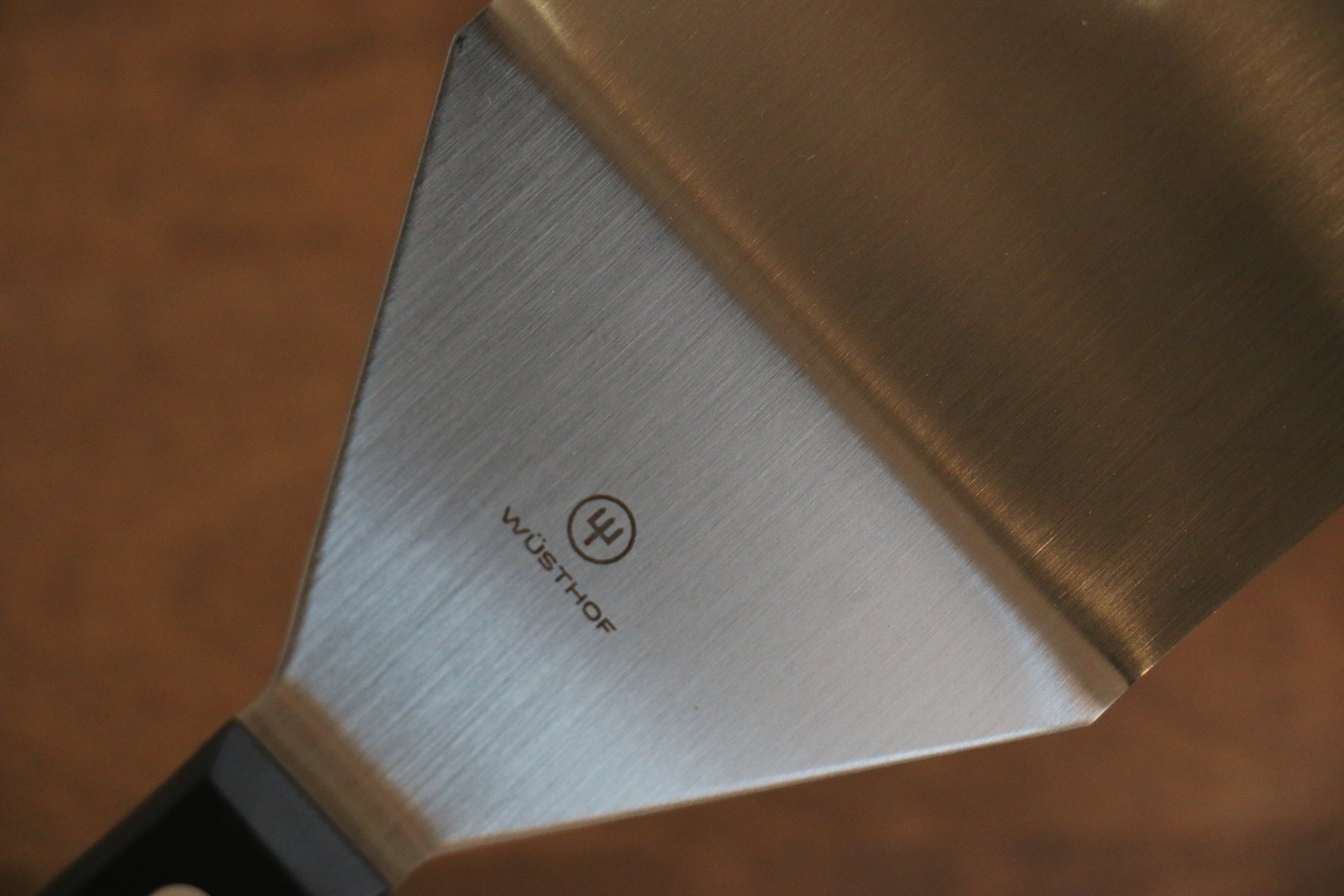 WUSTHOF Stainless Steel Turner 200mm Black Plastic Handle - Japanny - Best Japanese Knife