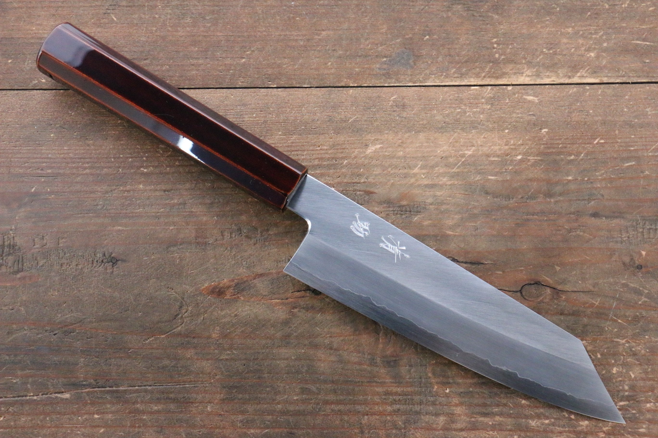 Seisuke Silver Steel No.3 Bunka 165mm Wood(Lacquered) Handle - Japanny - Best Japanese Knife