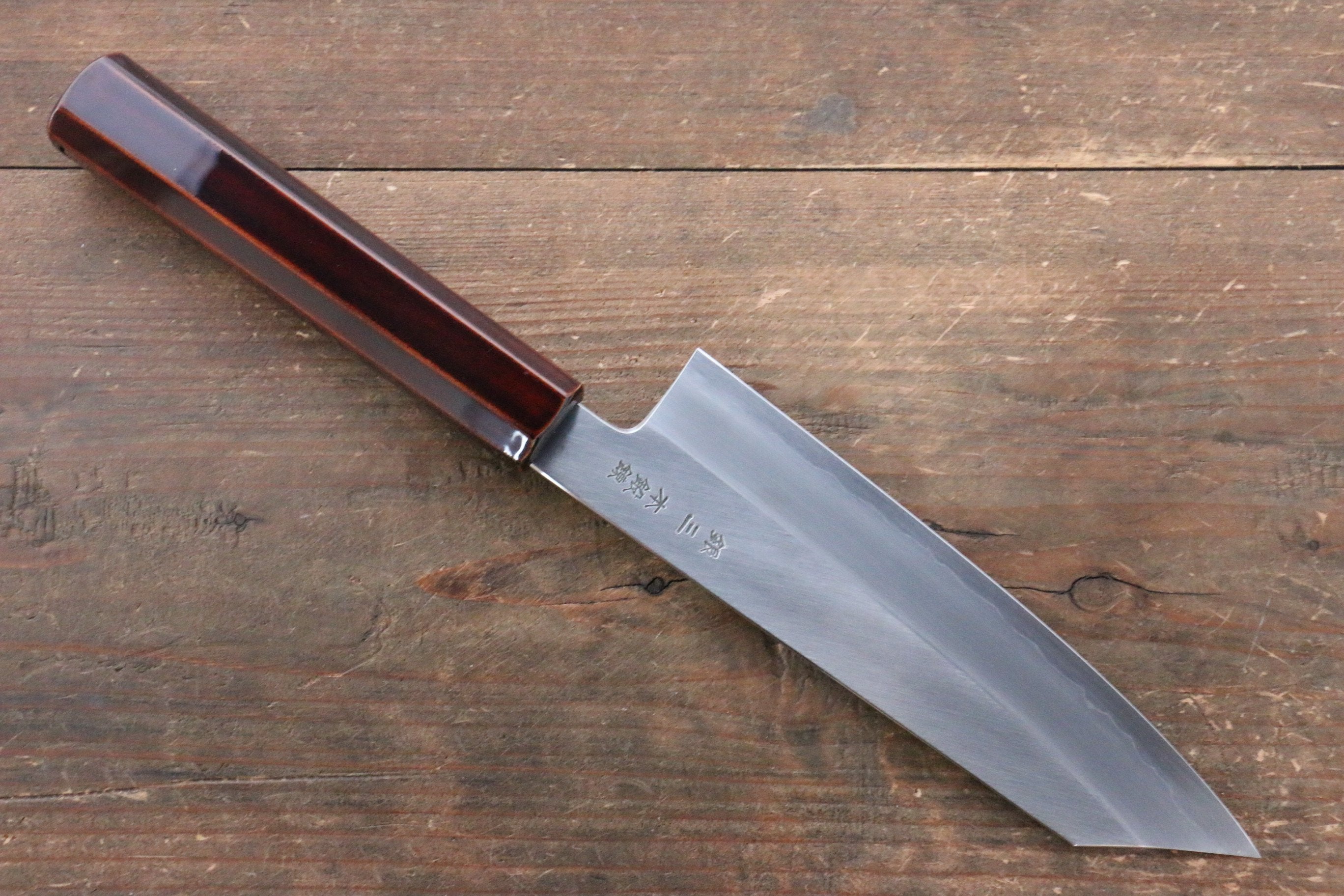 Seisuke Silver Steel No.3 Bunka 165mm Wood(Lacquered) Handle - Japanny - Best Japanese Knife