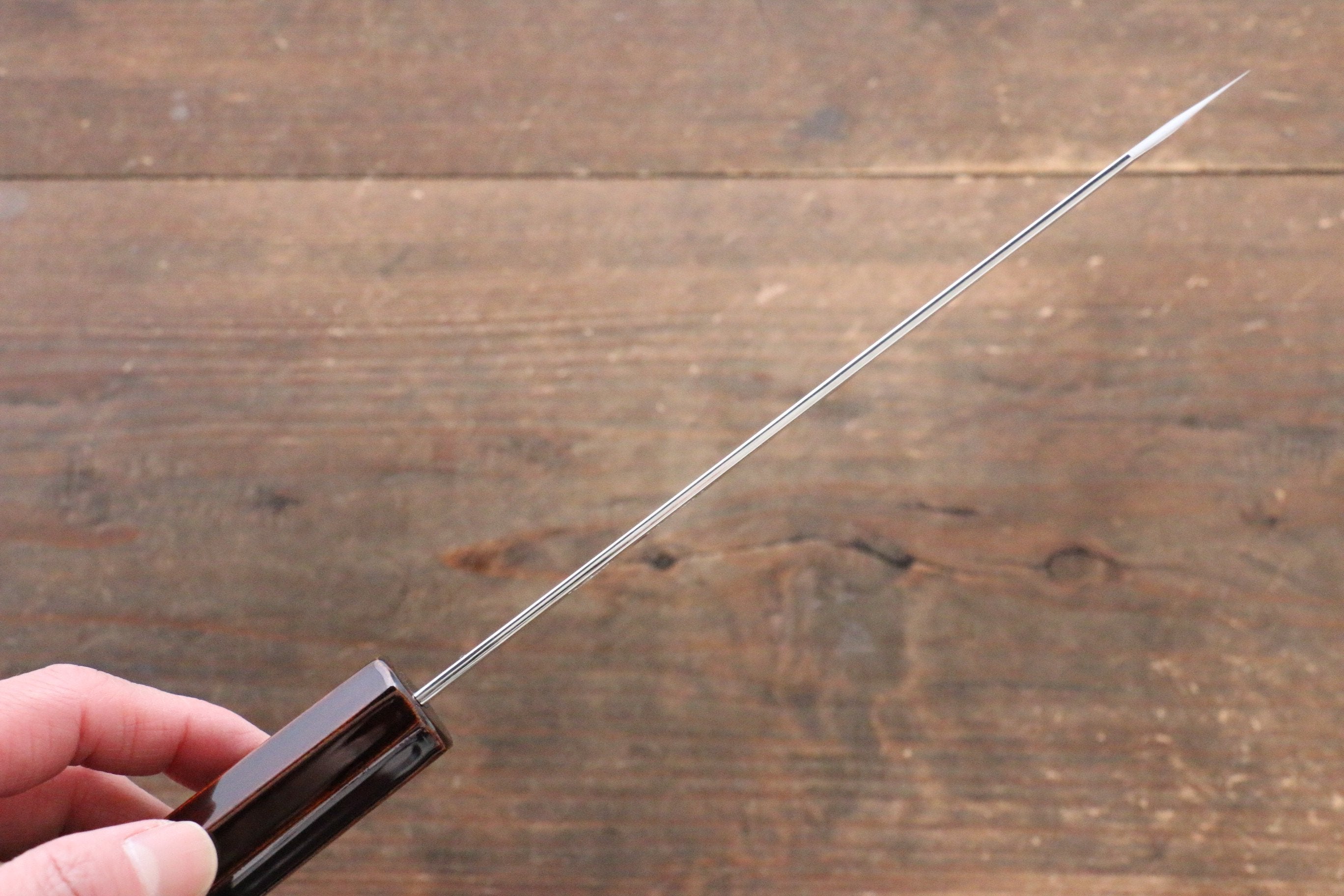 Seisuke Silver Steel No.3 Bunka 165mm Wood(Lacquered) Handle - Japanny - Best Japanese Knife