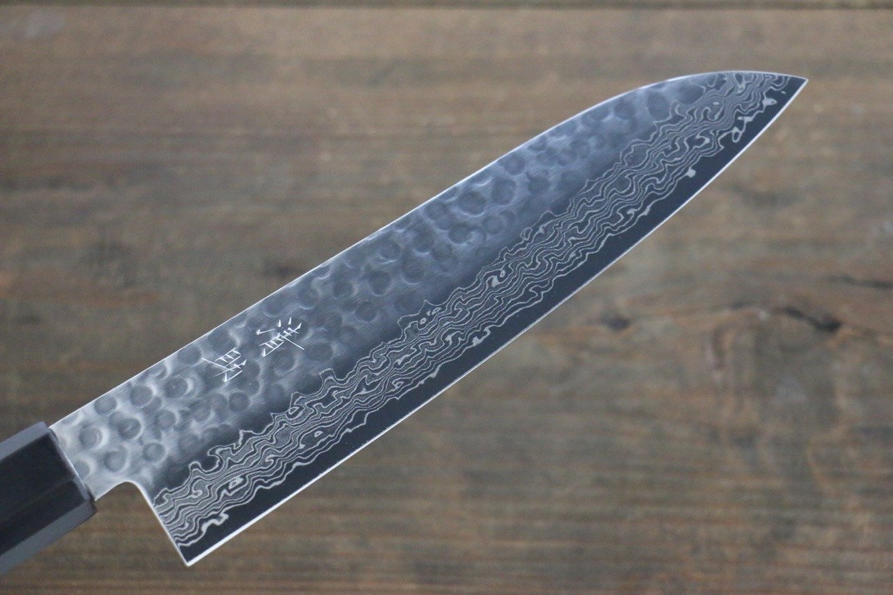 Seisuke AUS10 Santoku 180mm Shitan Handle - Japanny - Best Japanese Knife