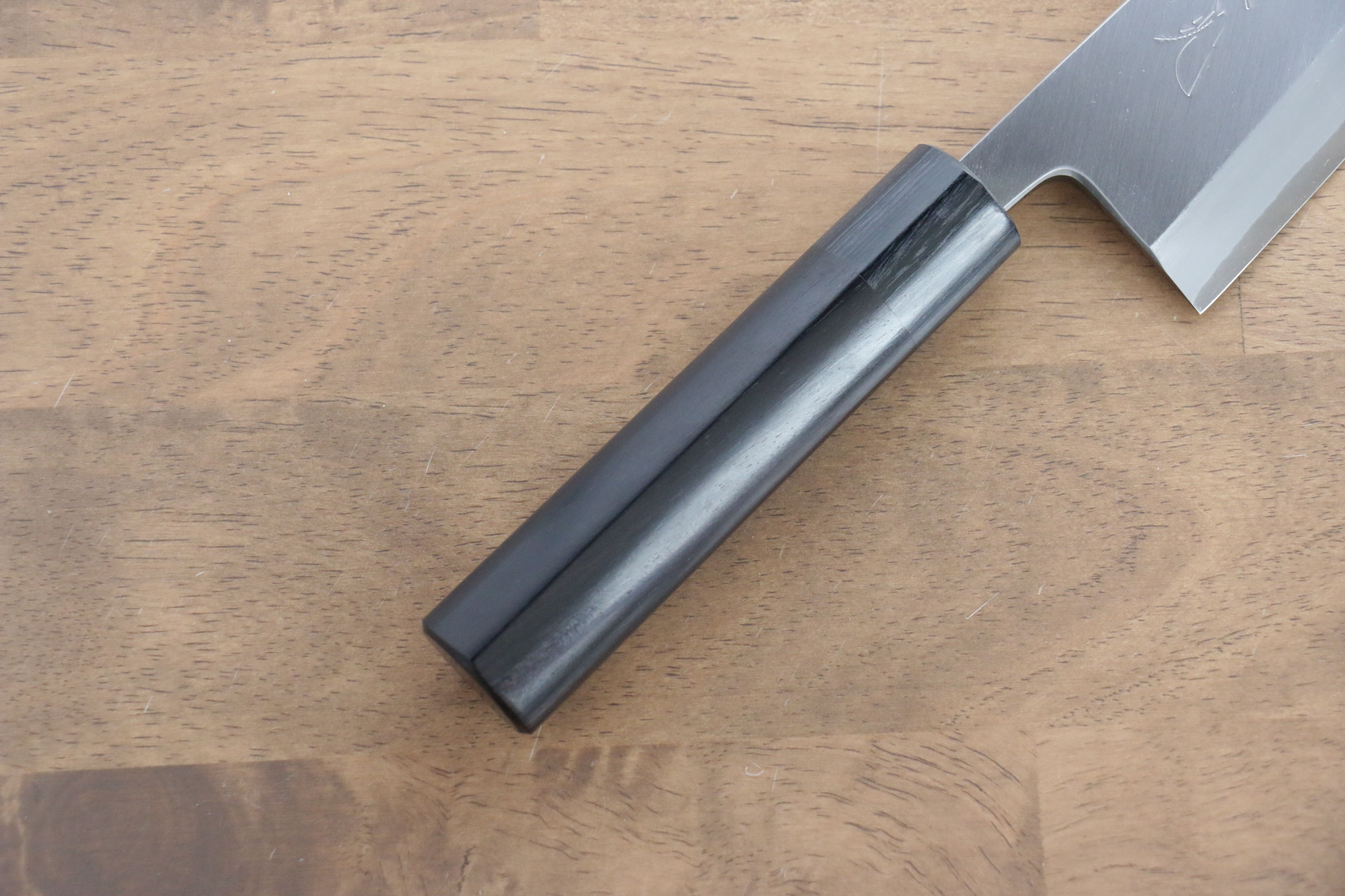 Jikko White Steel No.2 Deba 165mm Shitan Handle - Japanny - Best Japanese Knife