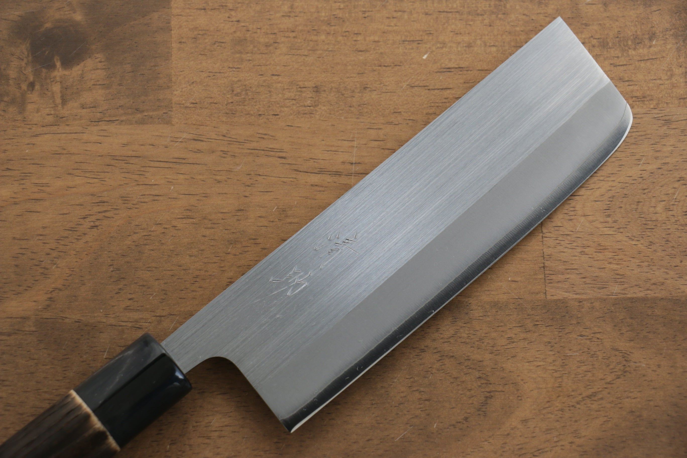 Seisuke SRS13 Nakiri 165mm Burnt Chestnut Handle - Japanny - Best Japanese Knife