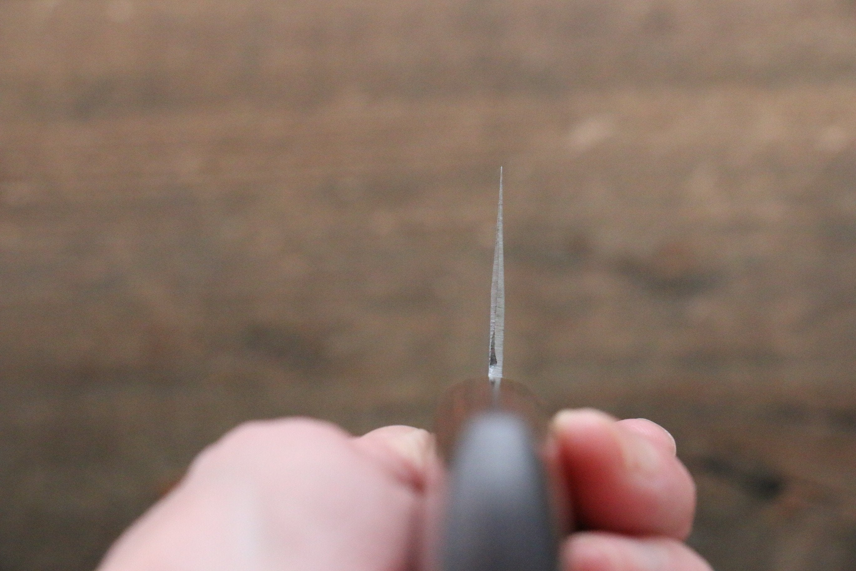 Kunihira VG1 Nashiji Santoku 170mm Mahogany Handle - Japanny - Best Japanese Knife