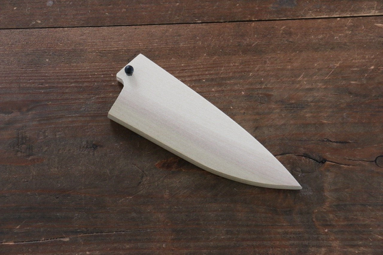 Saya Sheath for 105mm Aijikiri Knife with with Plywood Pin (Nashiji) - Japanny - Best Japanese Knife