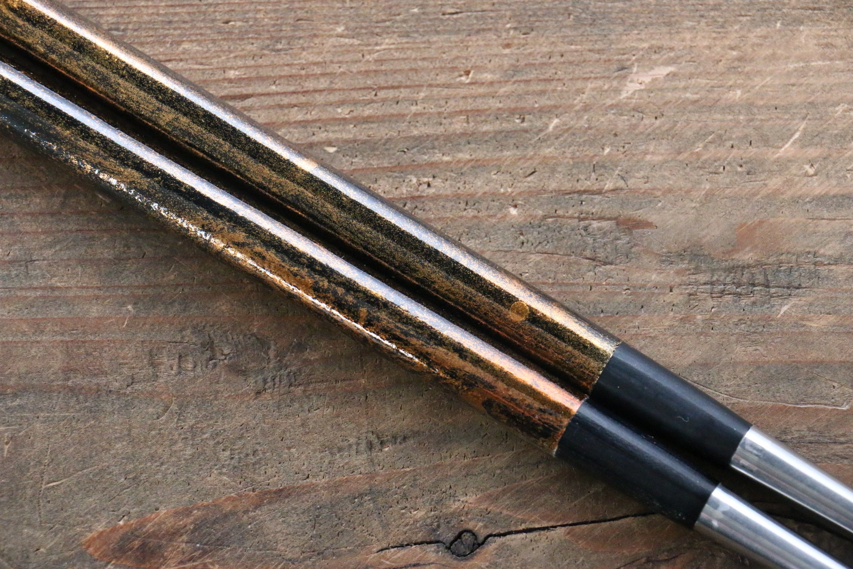 Moribashi Cooking Chopstick BlackGoldSplash 180mm - Japanny - Best Japanese Knife