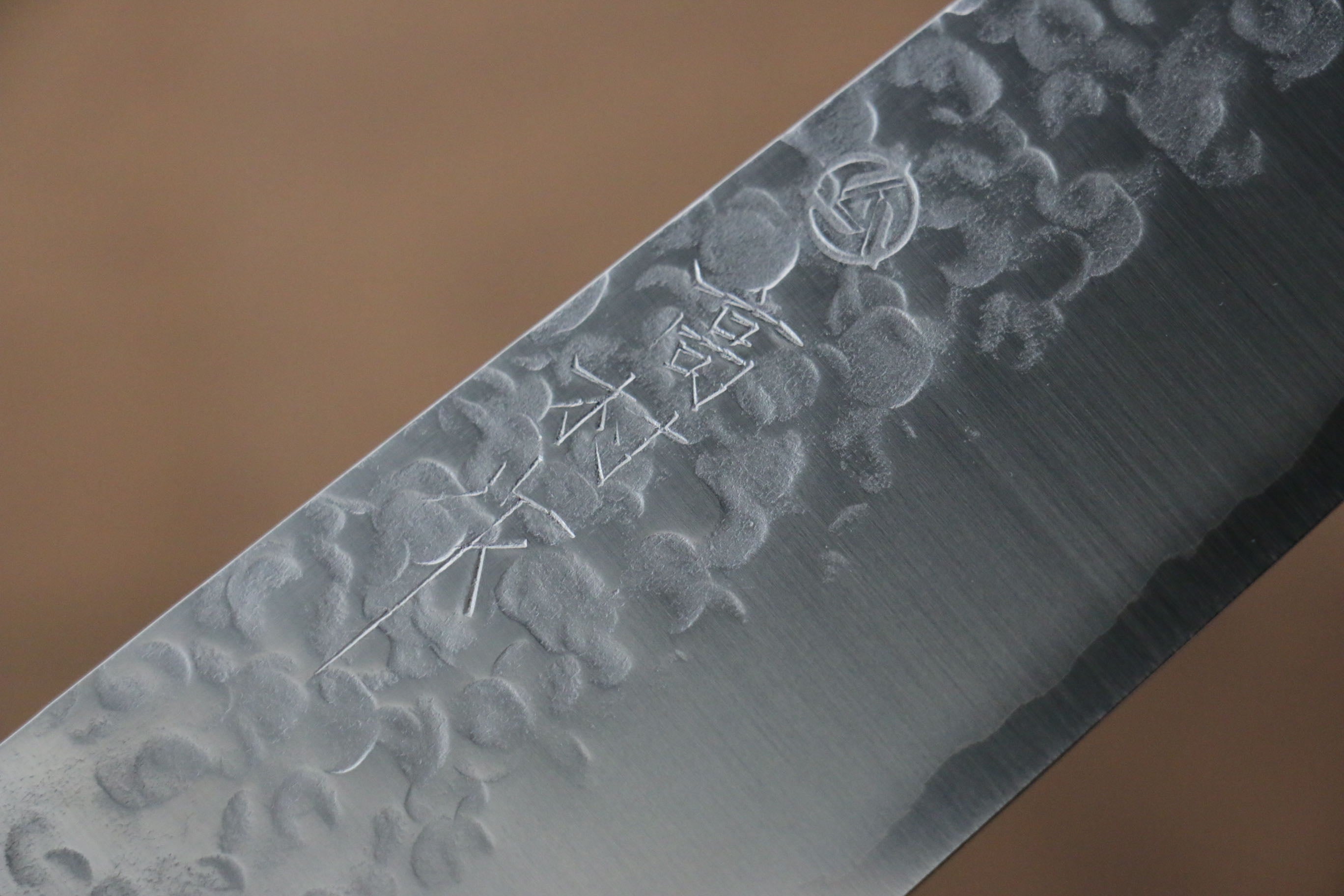 Takamura Knives VG10 Hammered Gyuto 210mm Black Pakka wood Handle - Japanny - Best Japanese Knife