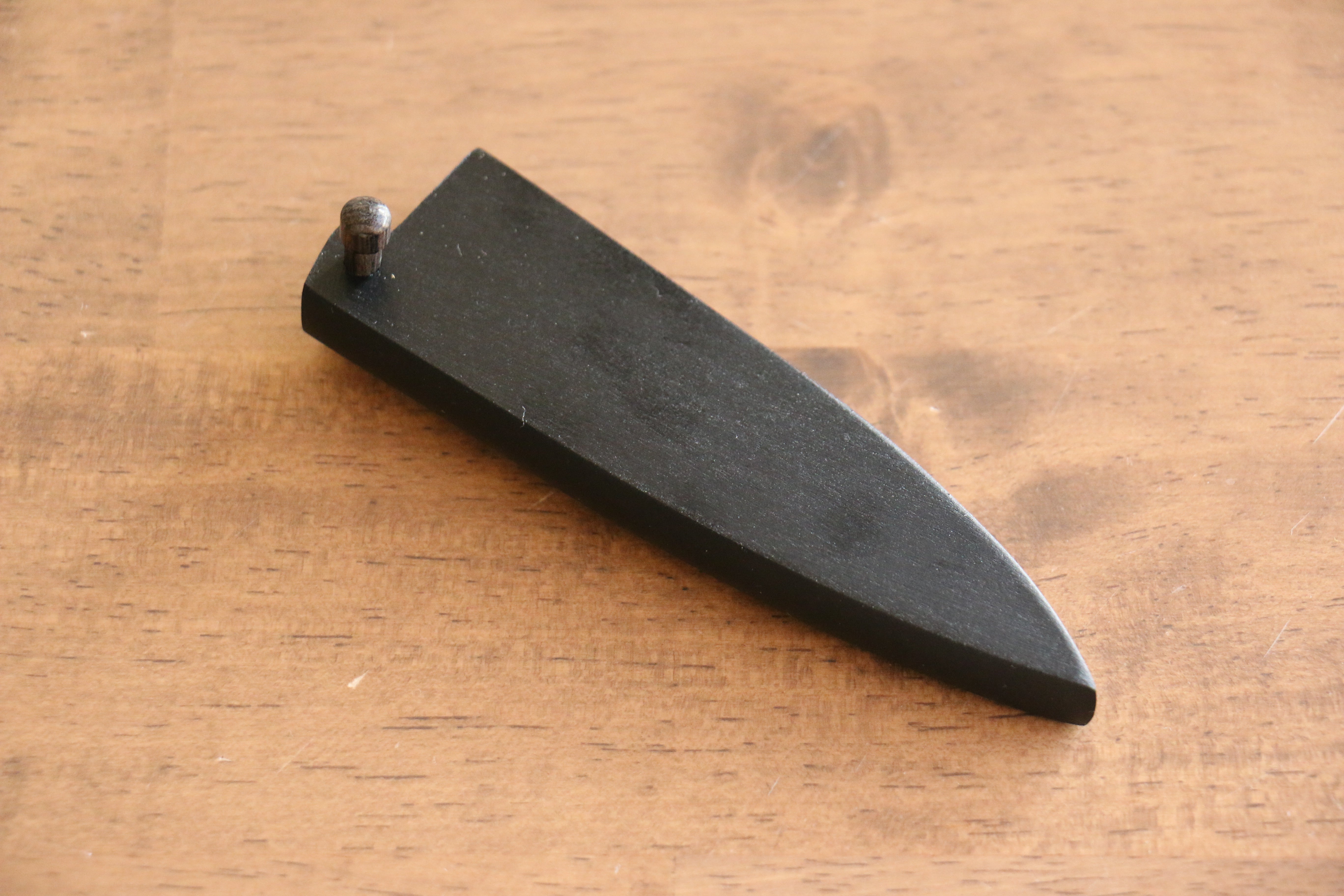 Black Saya Sheath for Petty Knife with Plywood Pin 80mm - Japanny - Best Japanese Knife