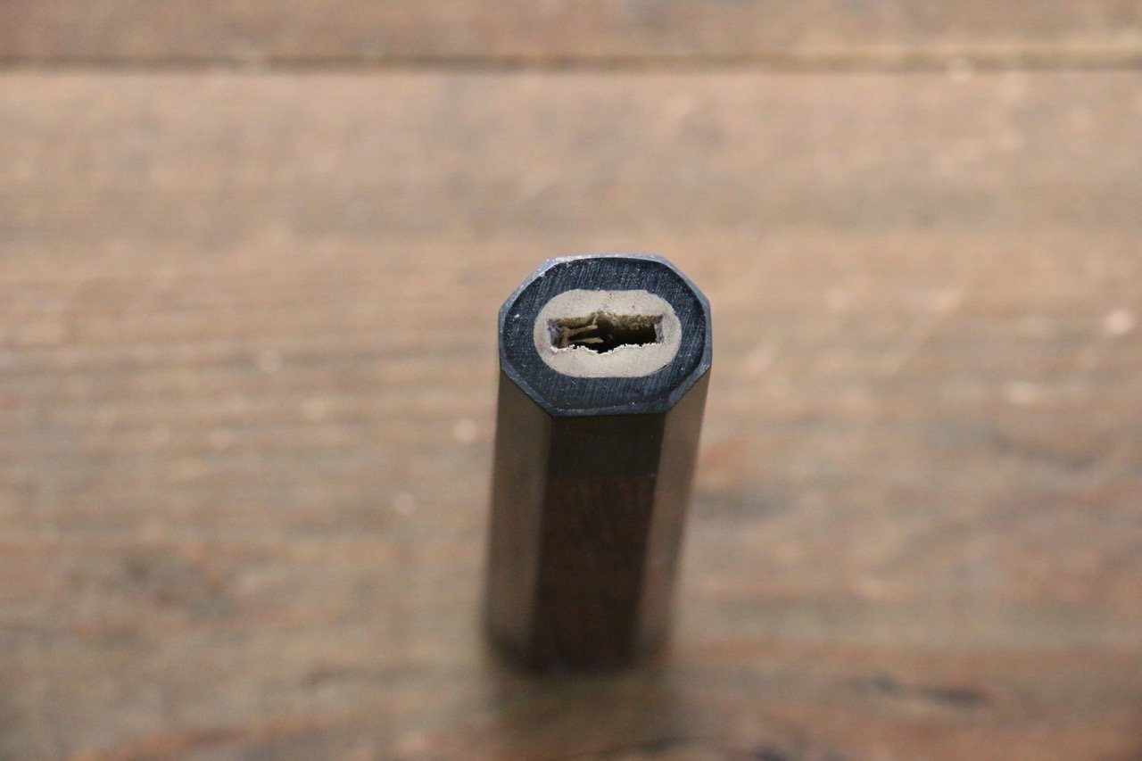 Octagonal Shitan Knife Handle for Santoku Knife 180mm - Japanny - Best Japanese Knife