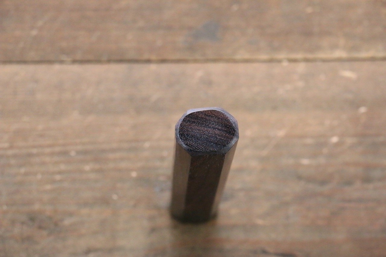 Octagonal Shitan Knife Handle for Petty Knife 150mm - Japanny - Best Japanese Knife