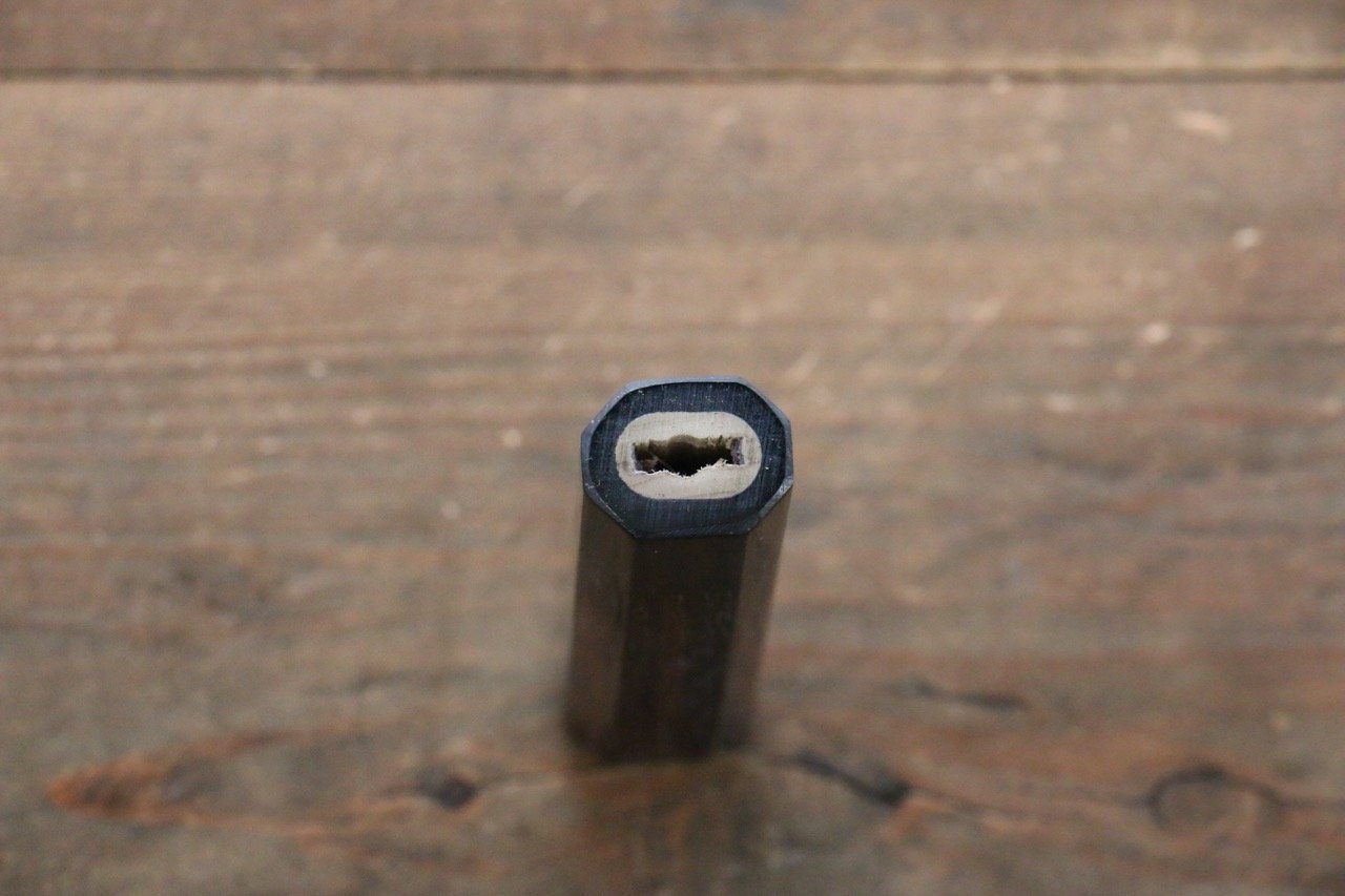 Octagonal Shitan Knife Handle for Nakiri Knife 165mm - Japanny - Best Japanese Knife