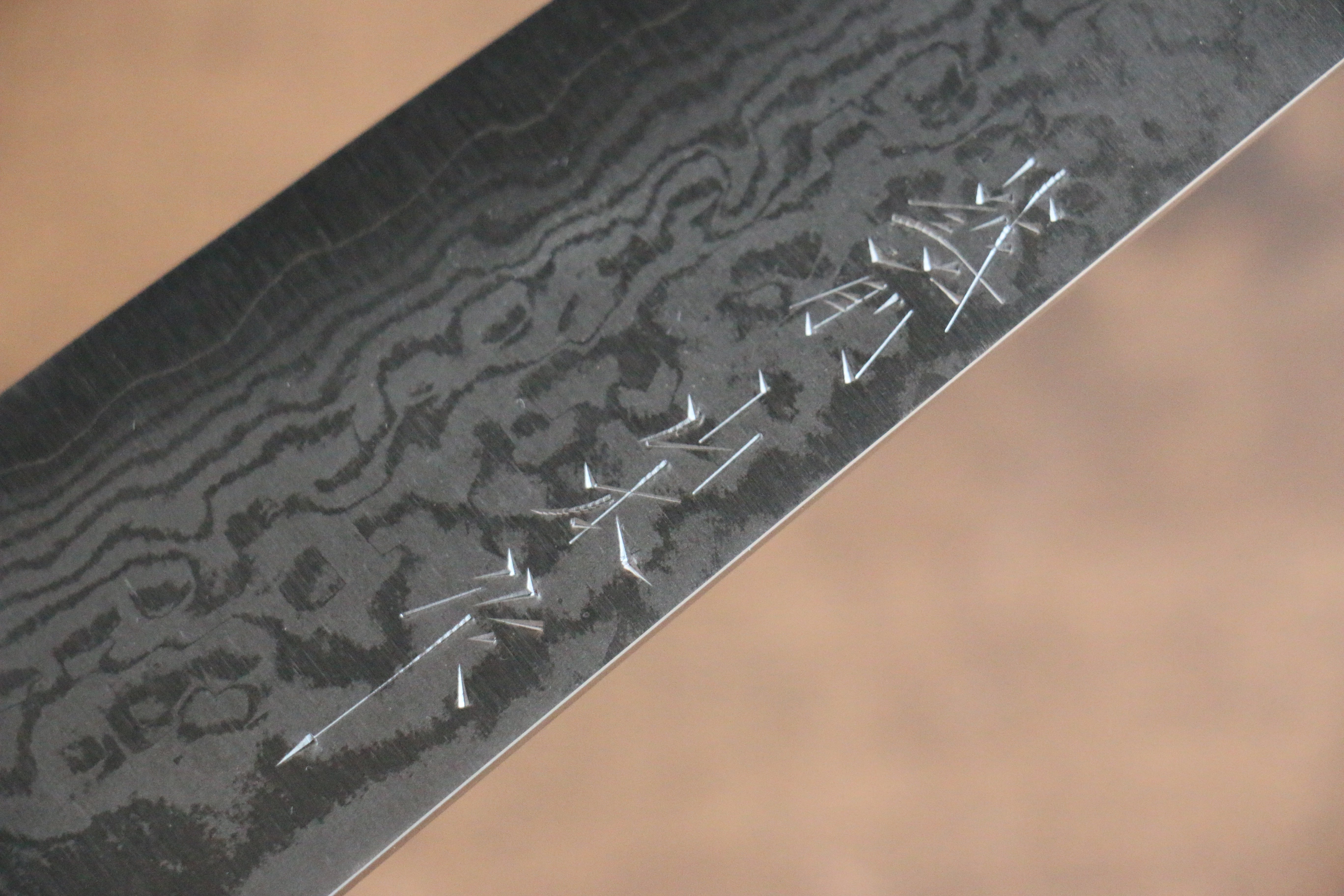 Nao Yamamoto VG10 Damascus Gyuto 210mm Black Pakka wood Handle - Japanny - Best Japanese Knife