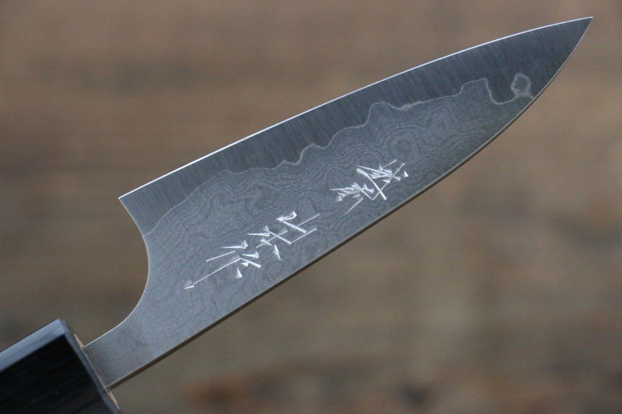 Nao Yamamoto VG10 Damascus Petty-Utility 150mm Yew Tree Handle - Japanny - Best Japanese Knife