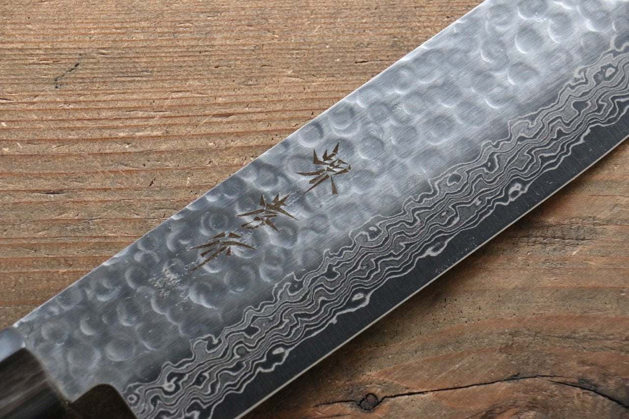 Sakai Takayuki AUS10 45 Layer Damascus Nakiri 160mm Magnolia Handle - Japanny - Best Japanese Knife