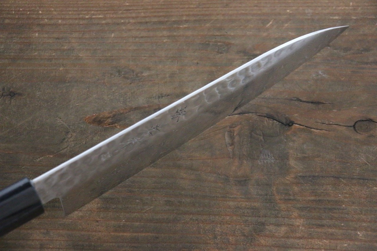 Sakai Takayuki AUS10 45 Layer Damascus Gyuto 180mm Shitan Handle - Japanny - Best Japanese Knife