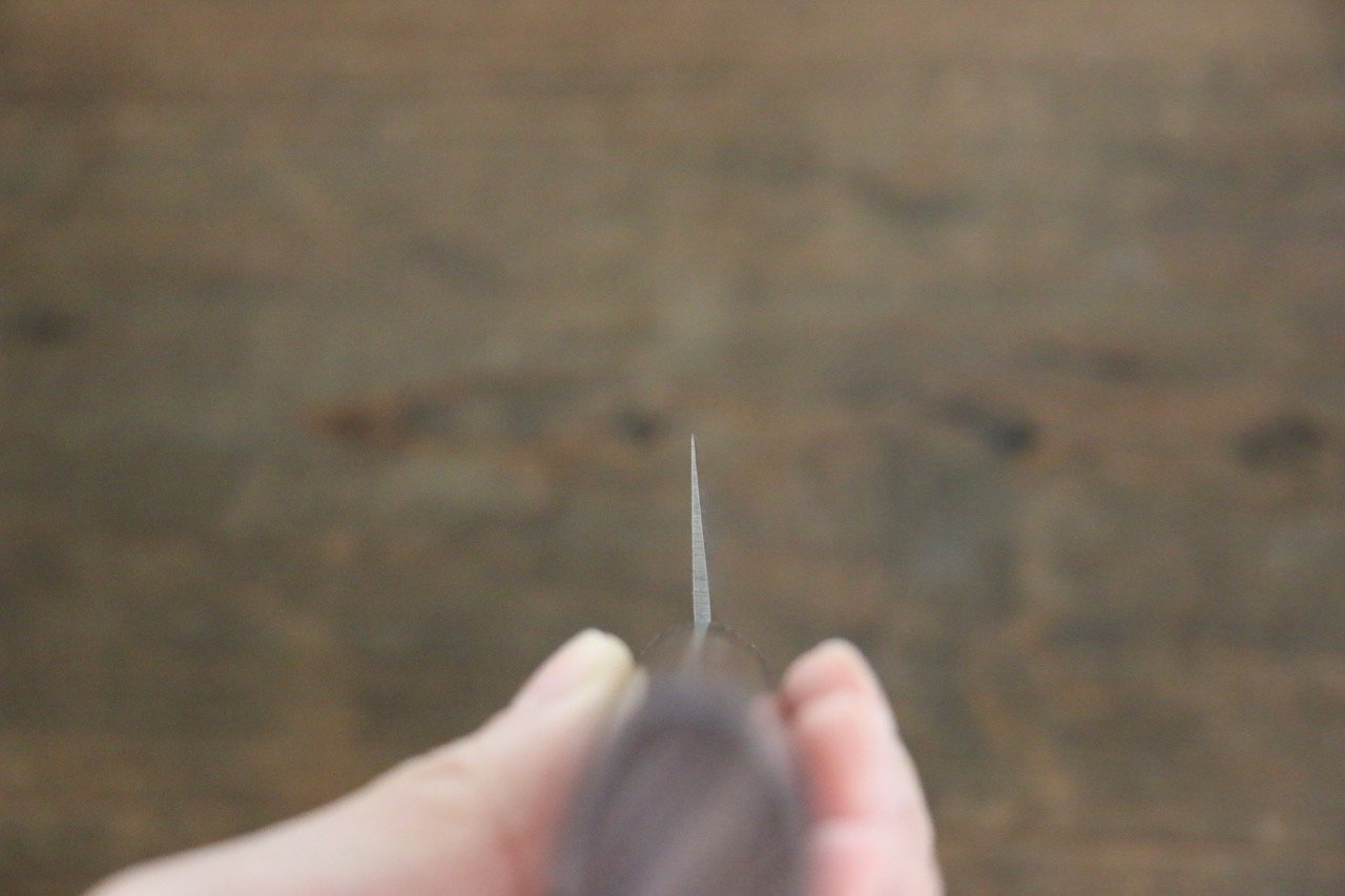 Sakai Takayuki AUS10 45 Layer Damascus Gyuto 180mm Shitan Handle - Japanny - Best Japanese Knife