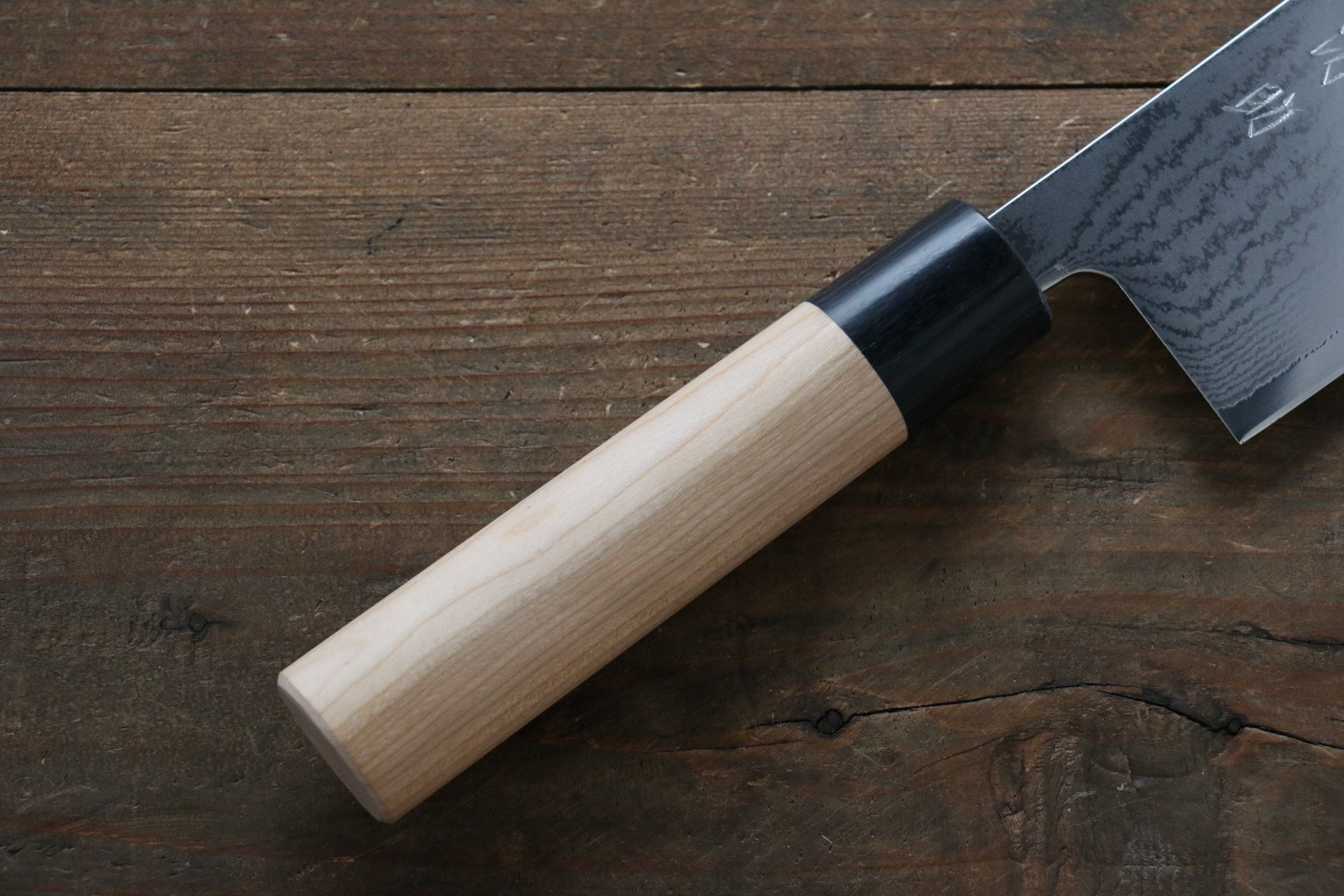 Seisuke VG10 63 Layer Damascus Usuba 165mm Mahogany Handle - Japanny - Best Japanese Knife