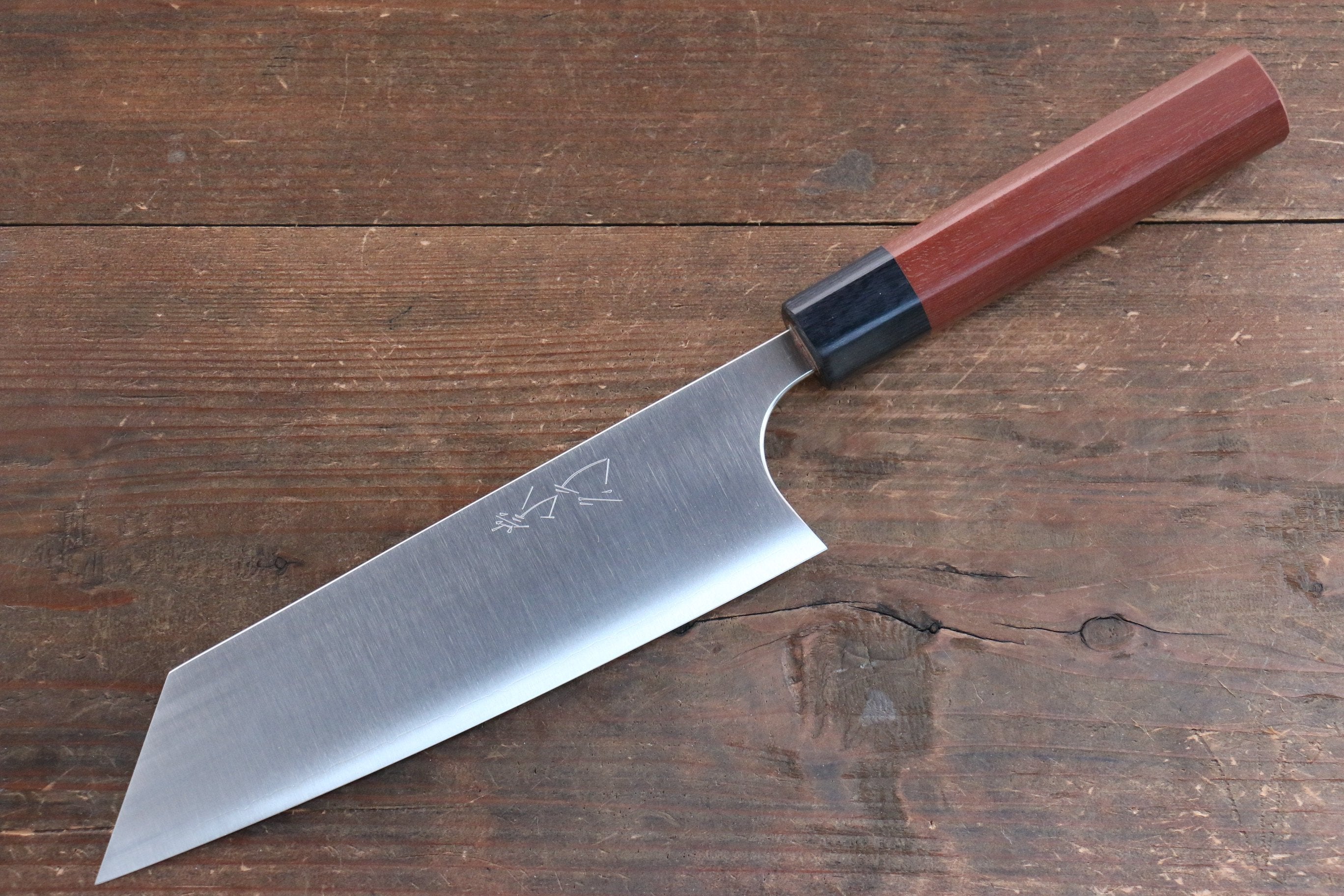 Shibata Takayuki Koutetsu SG2 Bunka 180mm Jarrah Handle - Japanny - Best Japanese Knife
