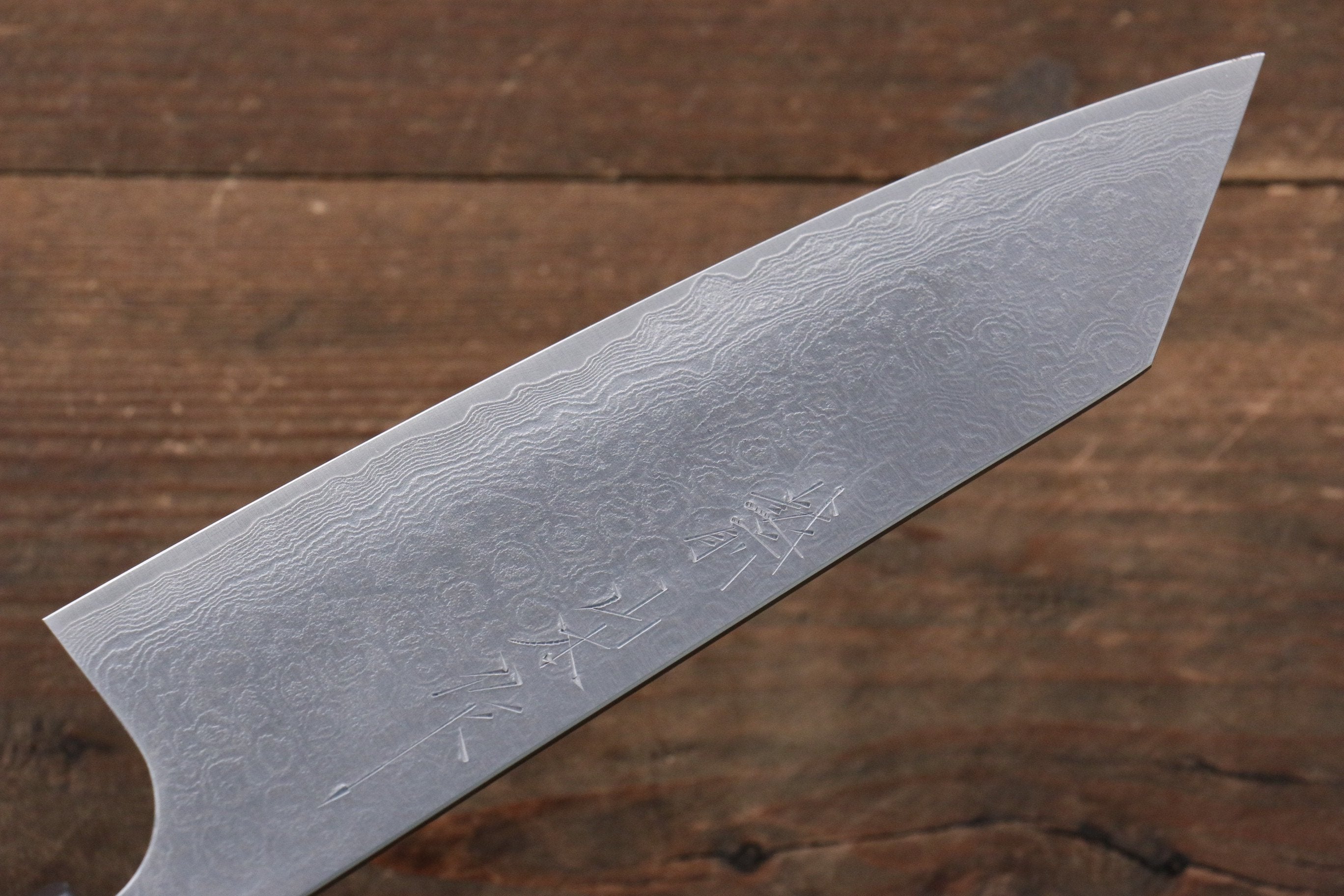 Nao Yamamoto VG10 Black Damascus Bunka 165mm Walnut Handle - Japanny - Best Japanese Knife