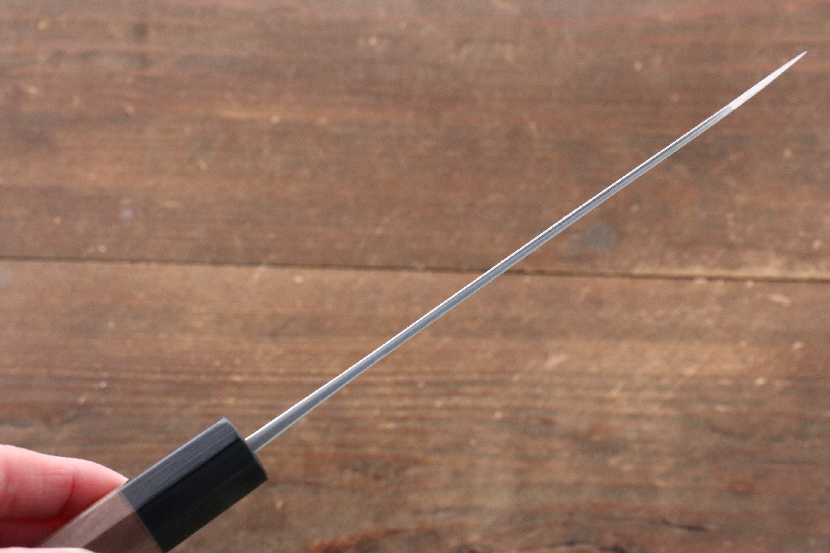 Nao Yamamoto VG10 Black Damascus Bunka 165mm Walnut Handle - Japanny - Best Japanese Knife