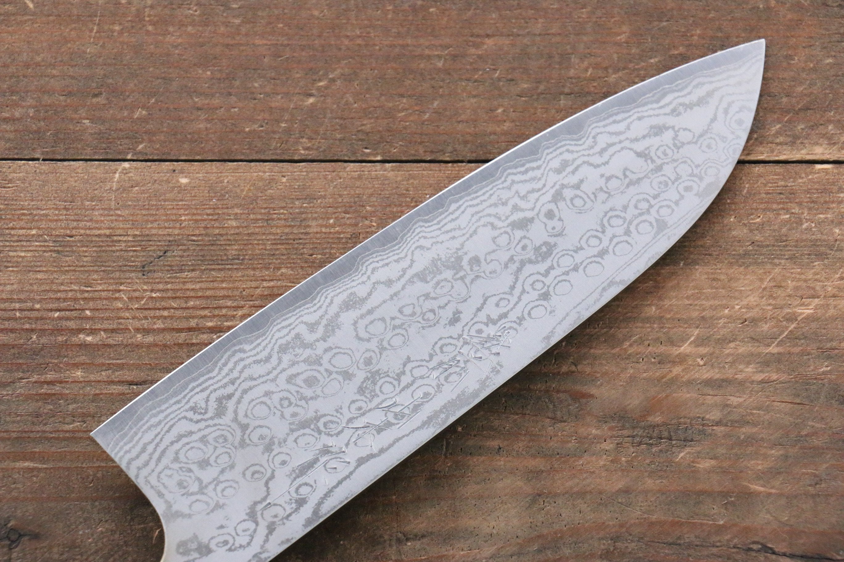 Nao Yamamoto VG10 Damascus Santoku 170mm Cherry Blossoms Handle - Japanny - Best Japanese Knife