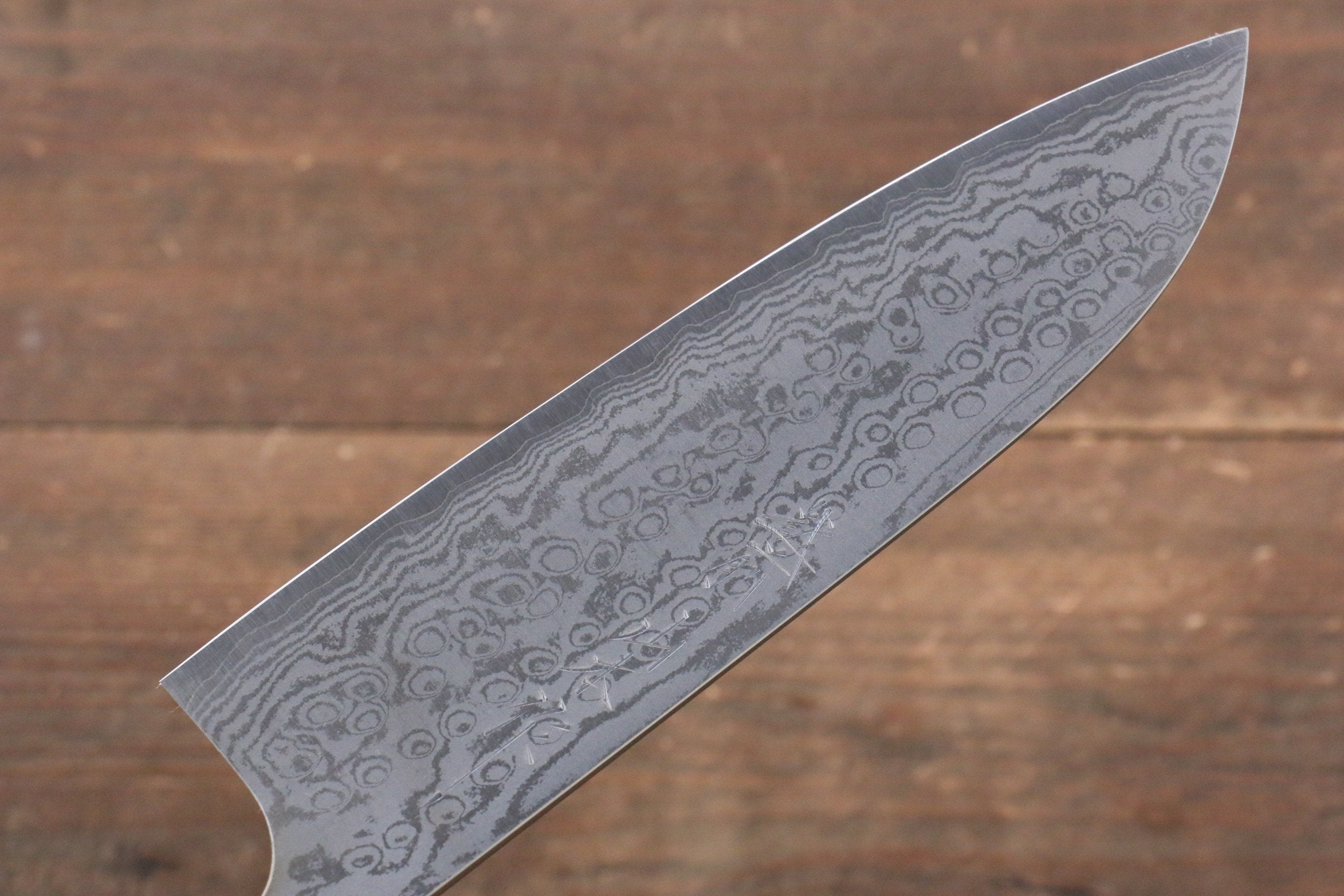 Nao Yamamoto VG10 Damascus Santoku 170mm Cherry Blossoms Handle - Japanny - Best Japanese Knife