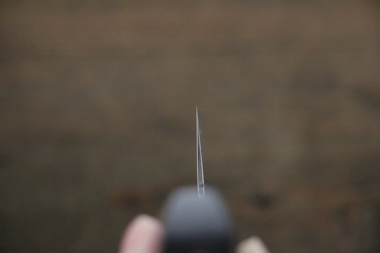 Kanetsune VG1 Hammered Santoku 165mm Pakka wood Handle - Japanny - Best Japanese Knife