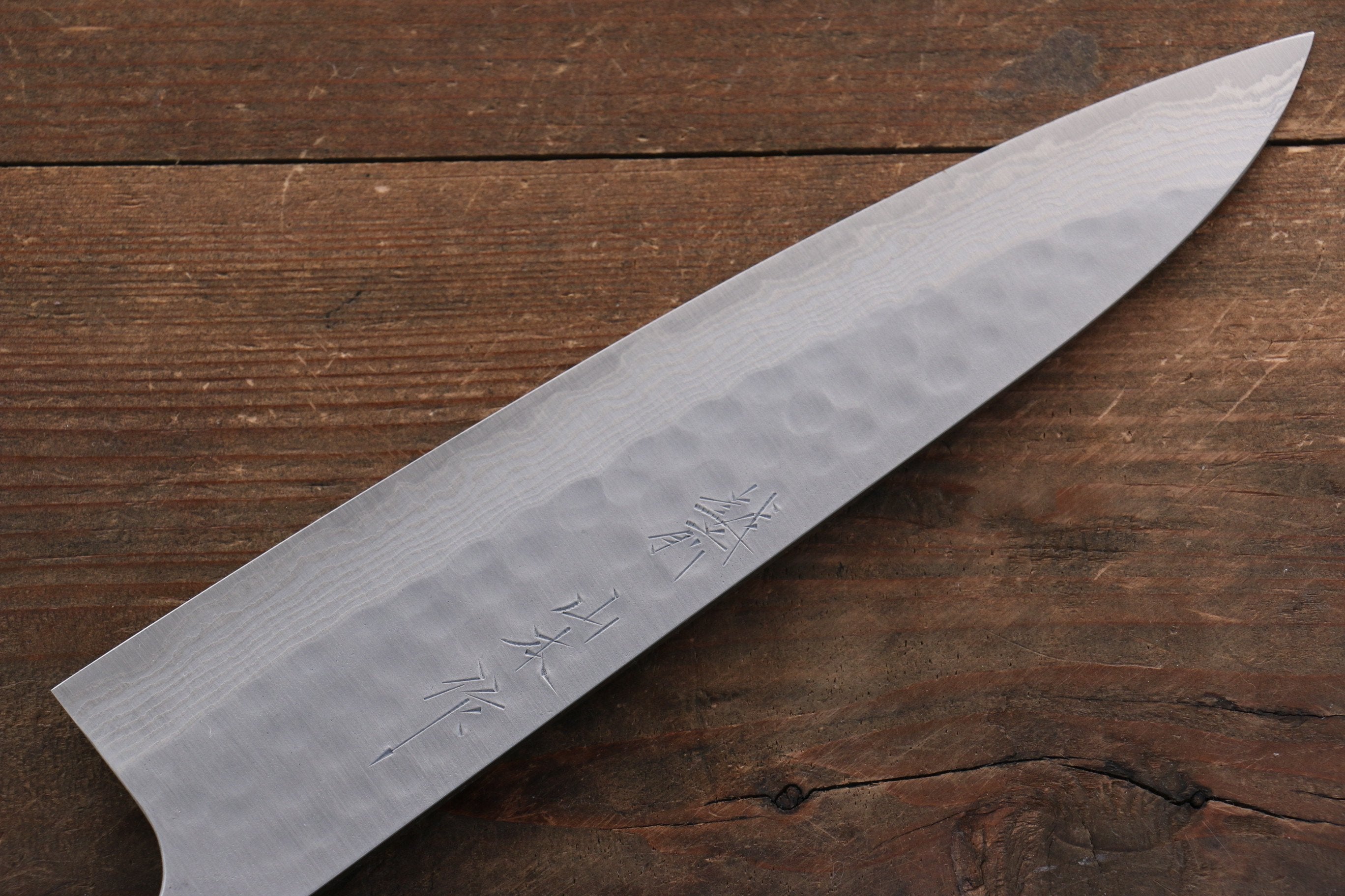 Nao Yamamoto SRS13 Black Damascus Gyuto 210mm Cherry Blossoms Handle - Japanny - Best Japanese Knife