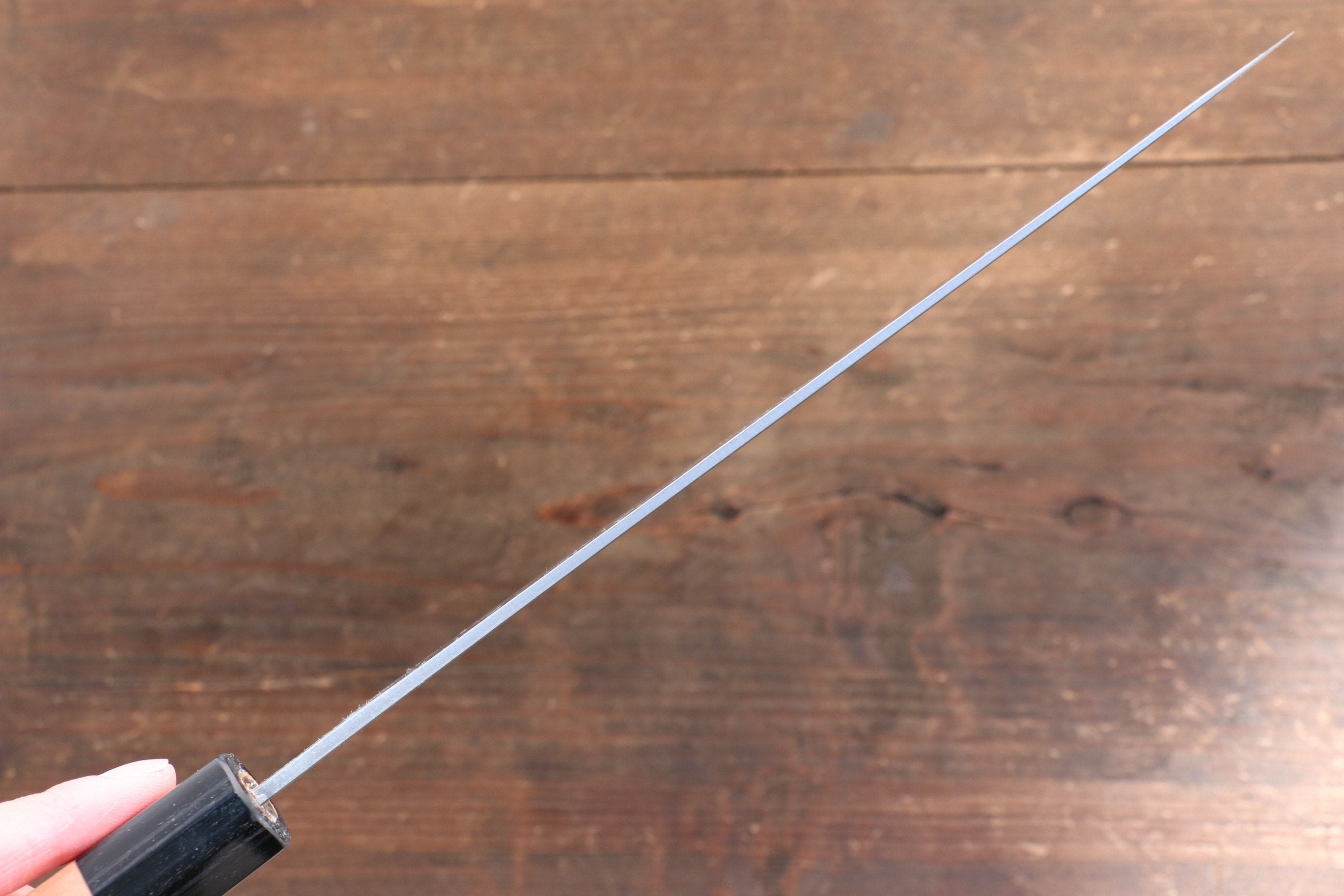 Nao Yamamoto SRS13 Black Damascus Gyuto 210mm Cherry Blossoms Handle - Japanny - Best Japanese Knife