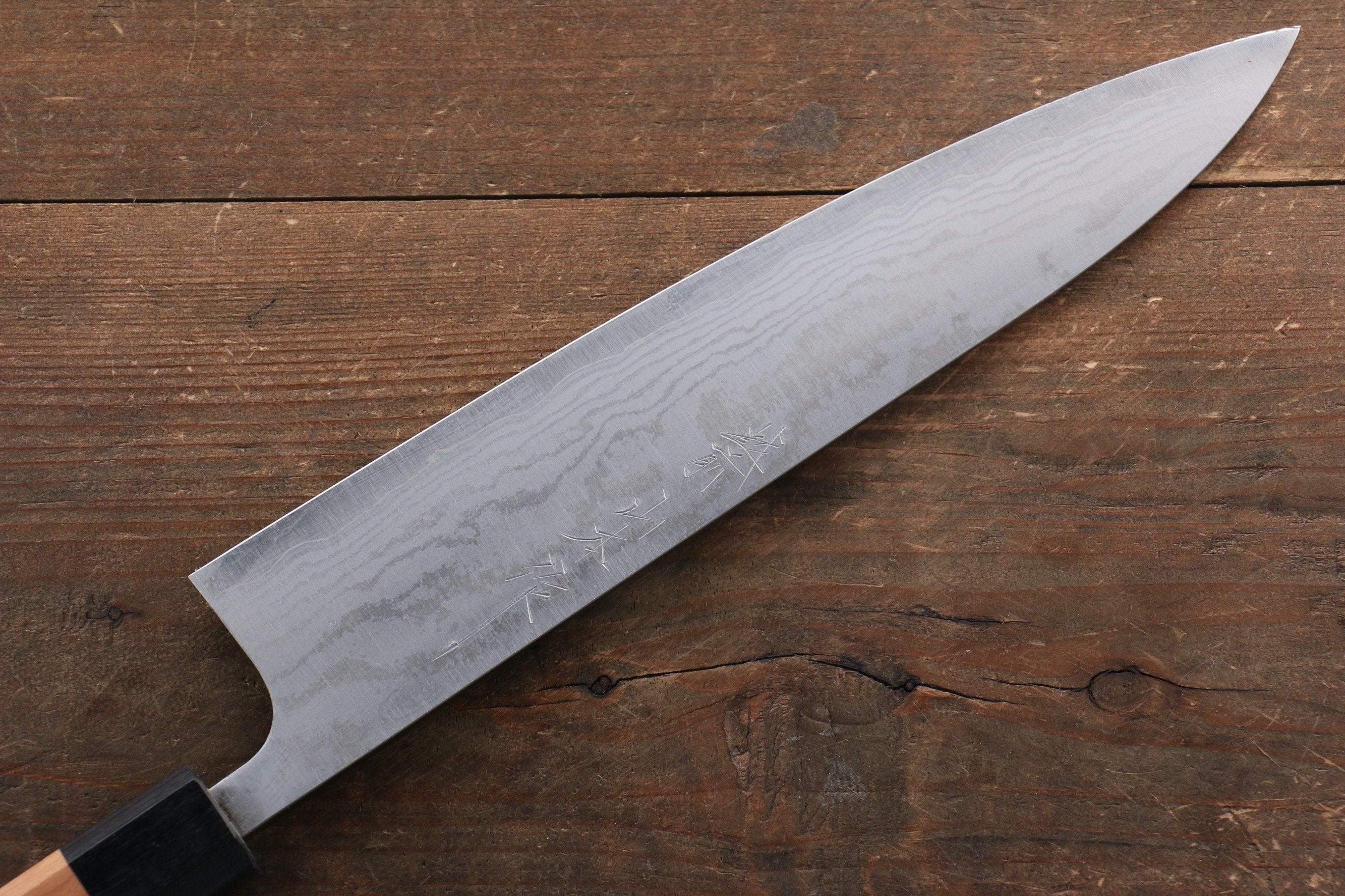 Nao Yamamoto VG10 Damascus Gyuto 240mm Cherry Blossoms Handle - Japanny - Best Japanese Knife