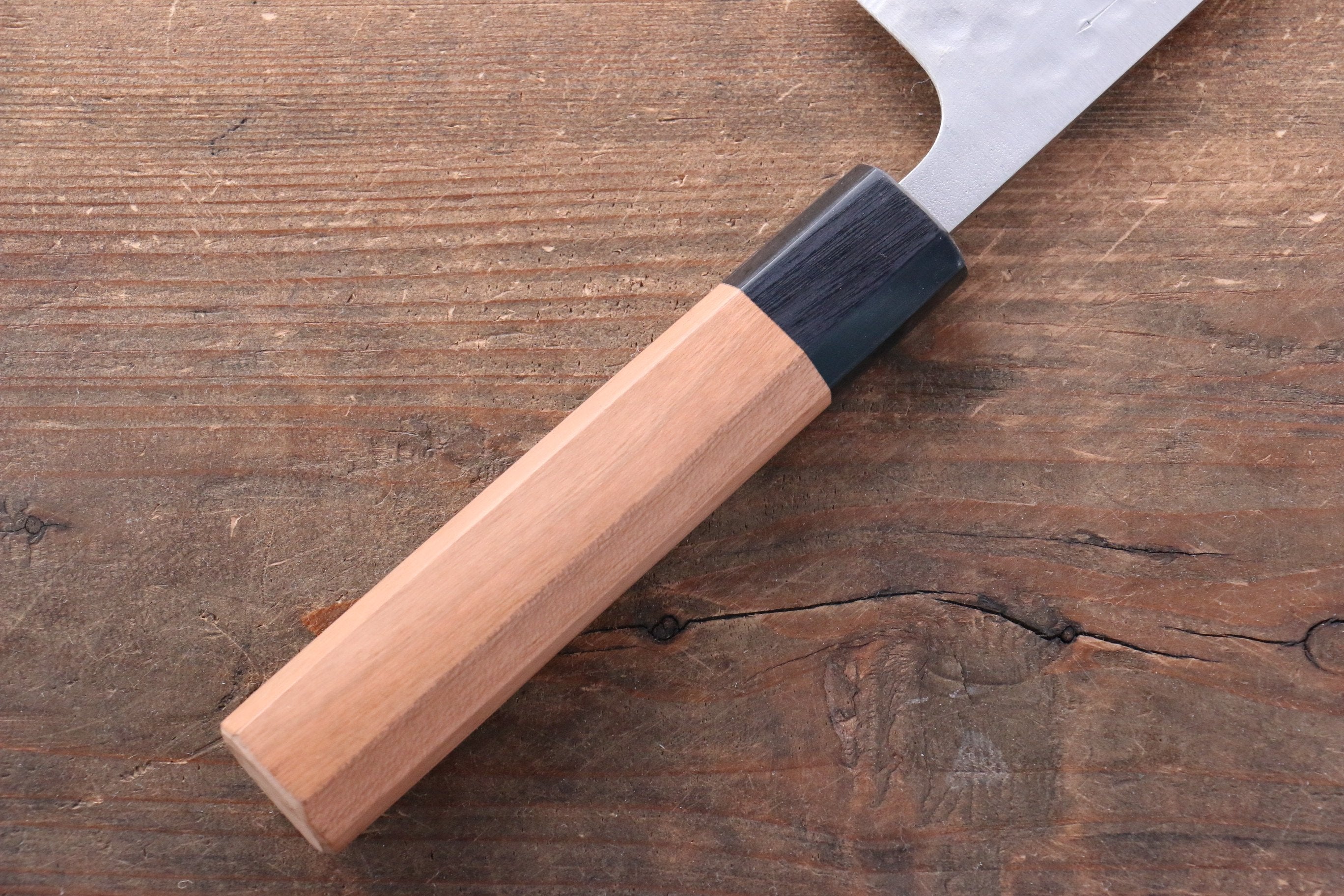 Nao Yamamoto SRS13 Black Damascus Bunka 165mm Cherry Blossoms - Japanny - Best Japanese Knife