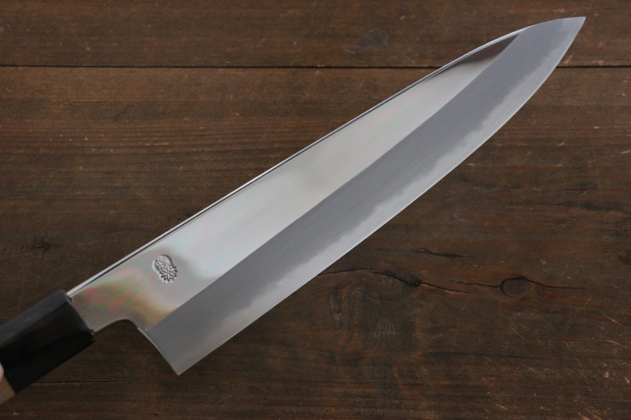 Choyo White Steel Mirrored Finish Gyuto 240mm Magnolia Handle - Japanny - Best Japanese Knife