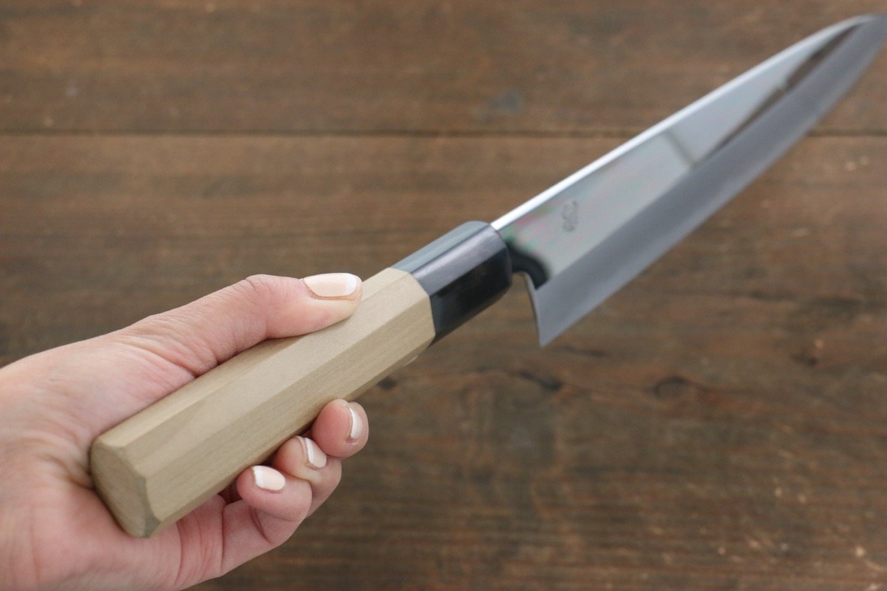 Choyo White Steel Mirrored Finish Gyuto 240mm Magnolia Handle - Japanny - Best Japanese Knife