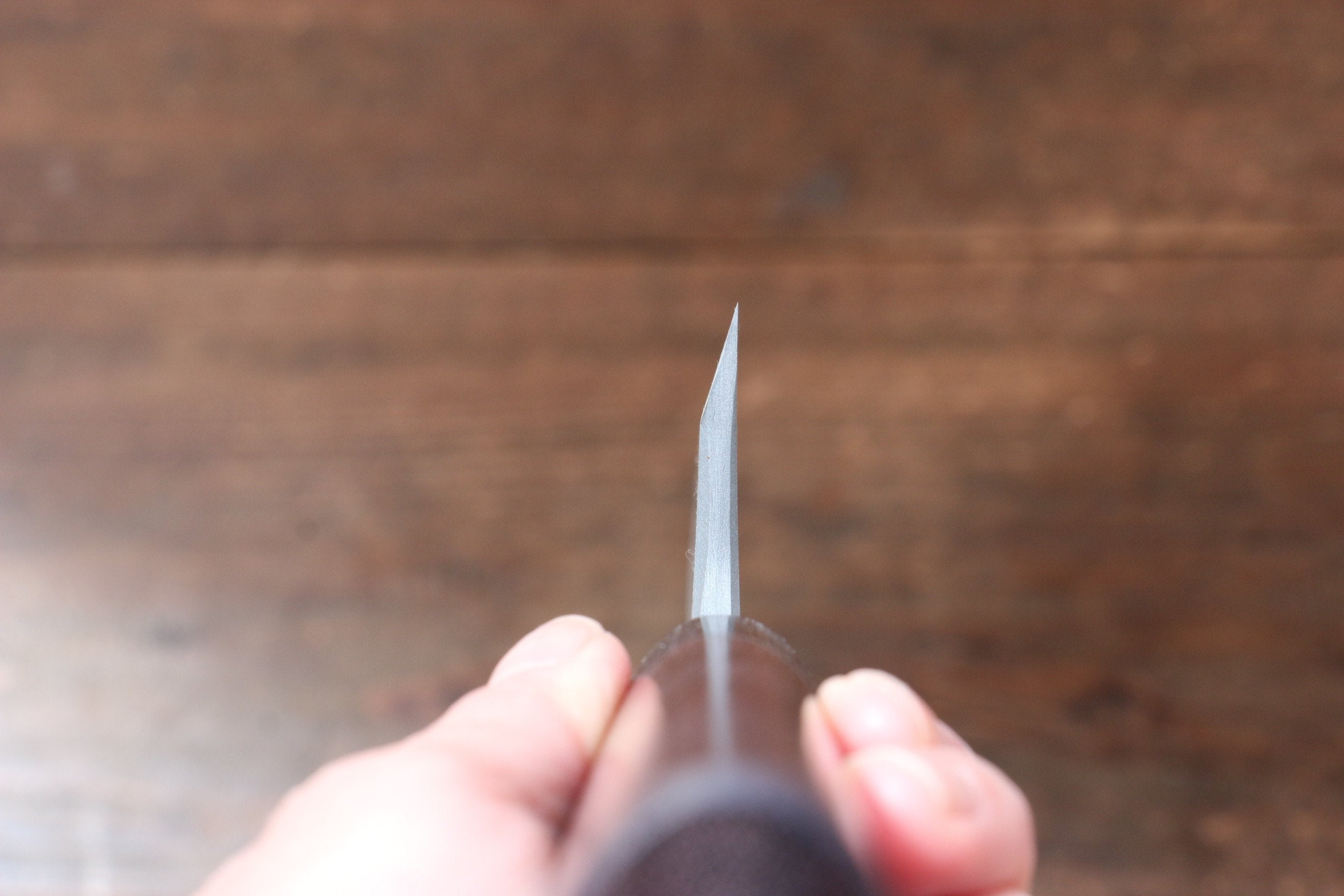 Nao Yamamoto Silver Steel No.3 Nashiji Deba 150mm Shitan Handle - Japanny - Best Japanese Knife