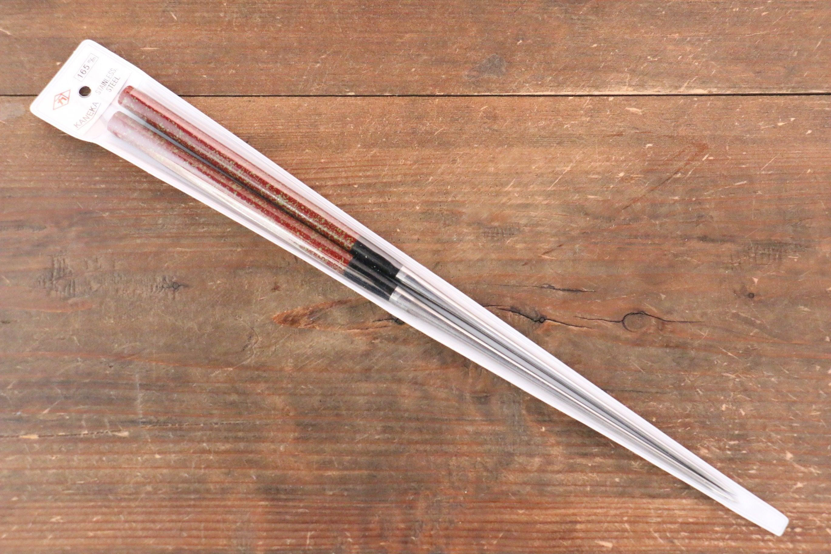 Moribashi Cooking Chopstick RedGreendots 165mm - Japanny - Best Japanese Knife