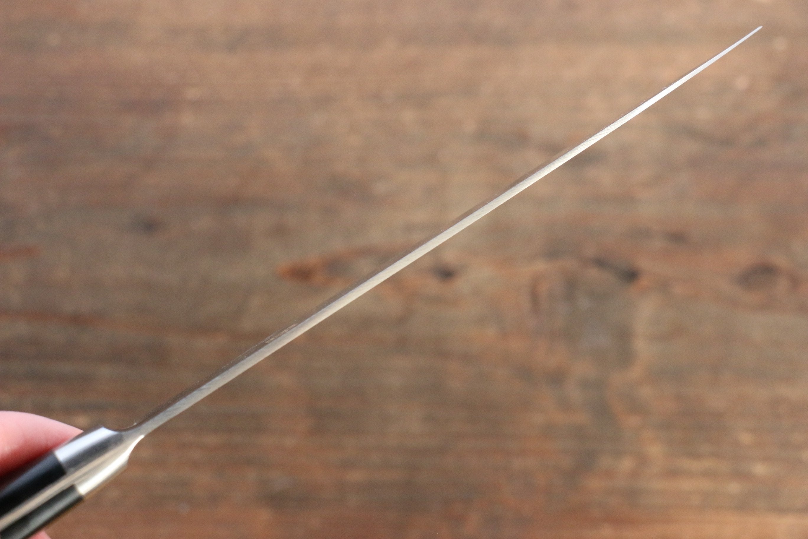 Iseya Molybdenum Steel Petty Knife 150mm & Gyuto Knife 210mmwith Black Micarta handle Set (Ferrel : Stainless Steel) - Japanny - Best Japanese Knife