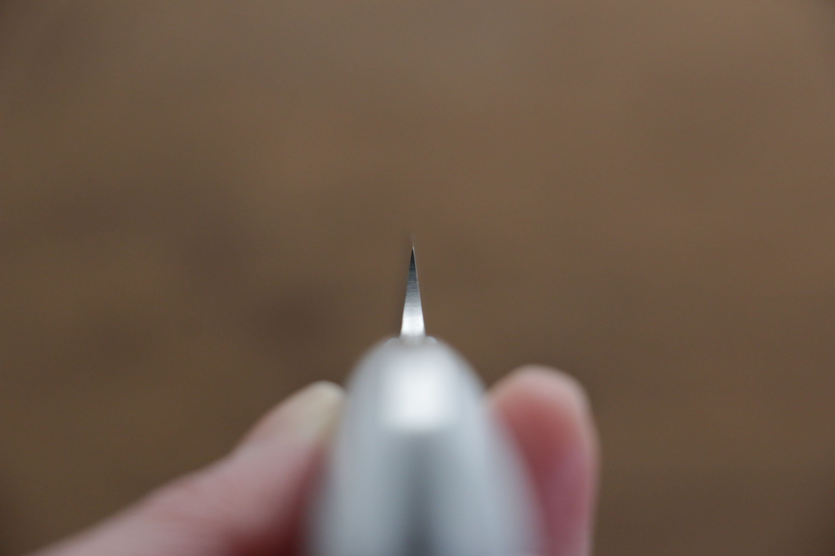 Kazuo Nomura VG10 Damascus Petty-Utility 100mm White Stone Handle - Japanny - Best Japanese Knife